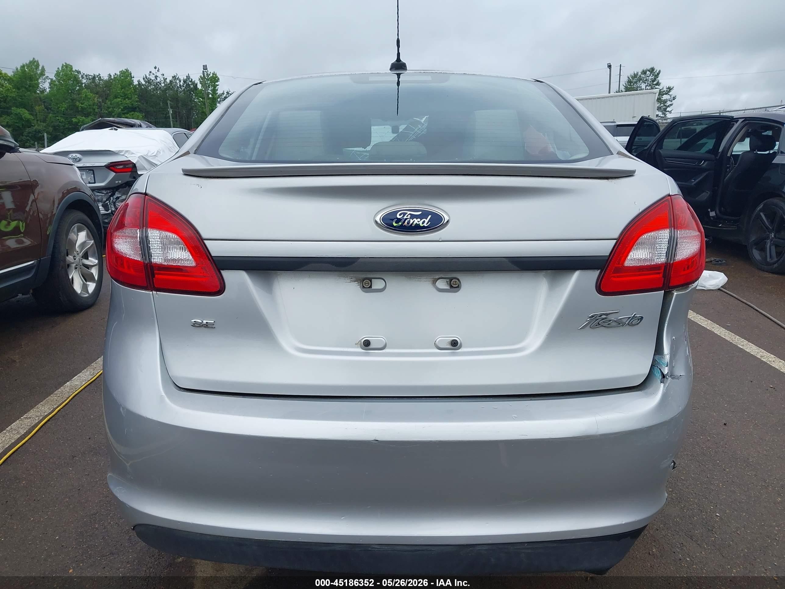 2012 Ford Fiesta Se Silver vin: 3FADP4BJ0CM117546