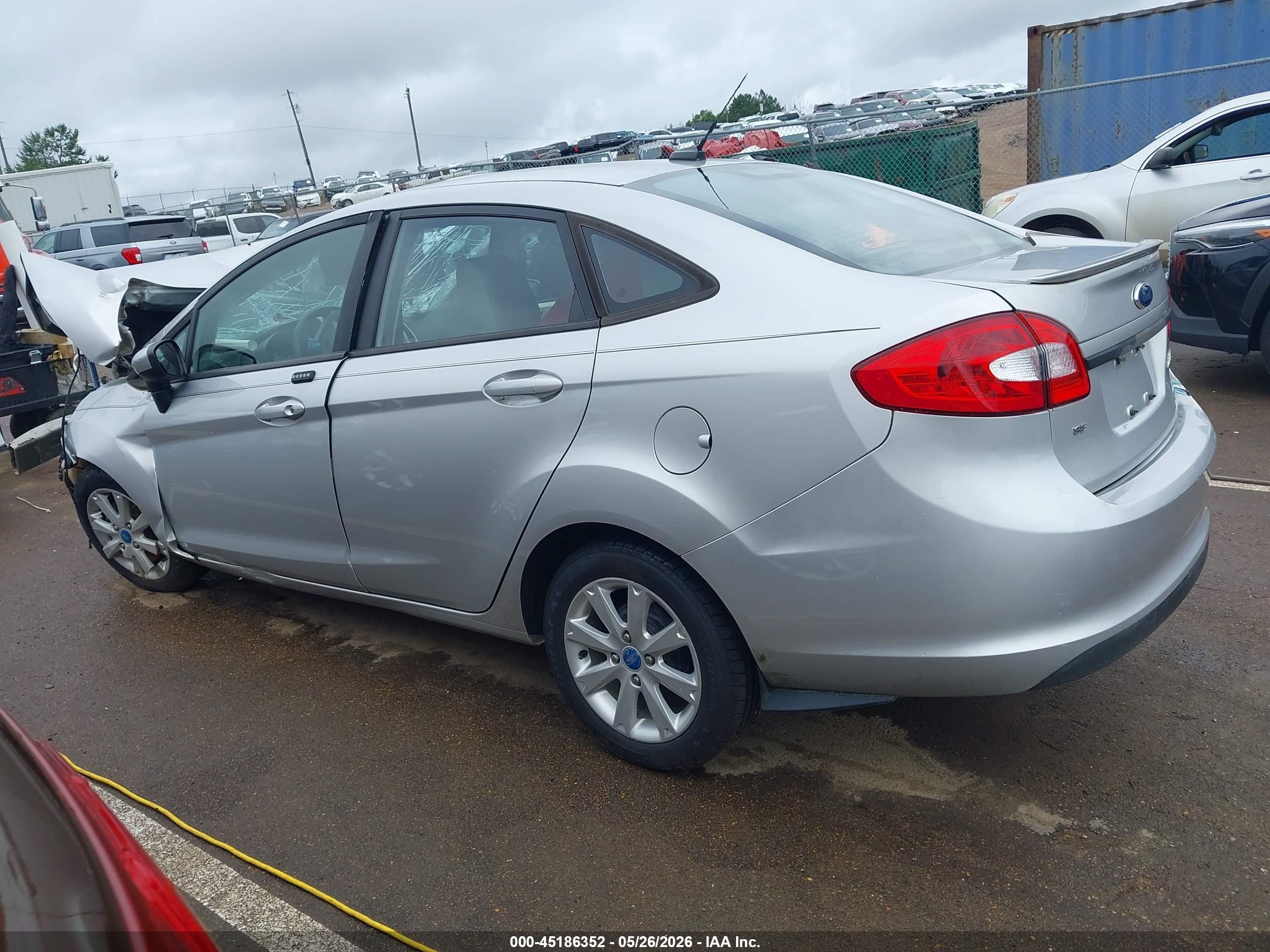 2012 Ford Fiesta Se Silver vin: 3FADP4BJ0CM117546