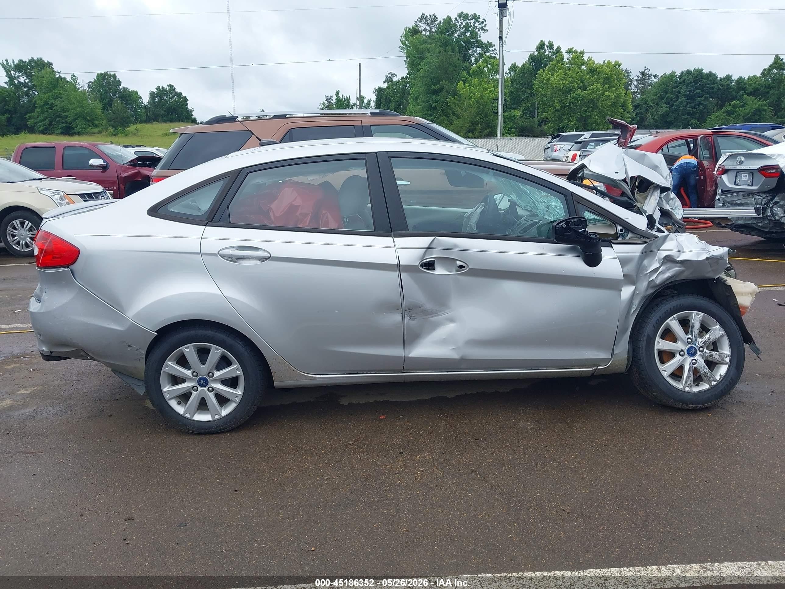 2012 Ford Fiesta Se Silver vin: 3FADP4BJ0CM117546