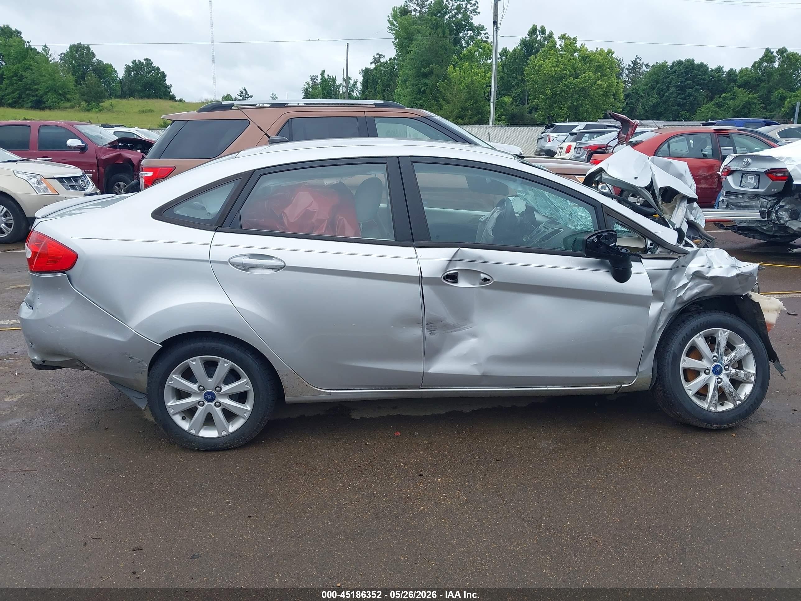 2012 Ford Fiesta Se Silver vin: 3FADP4BJ0CM117546