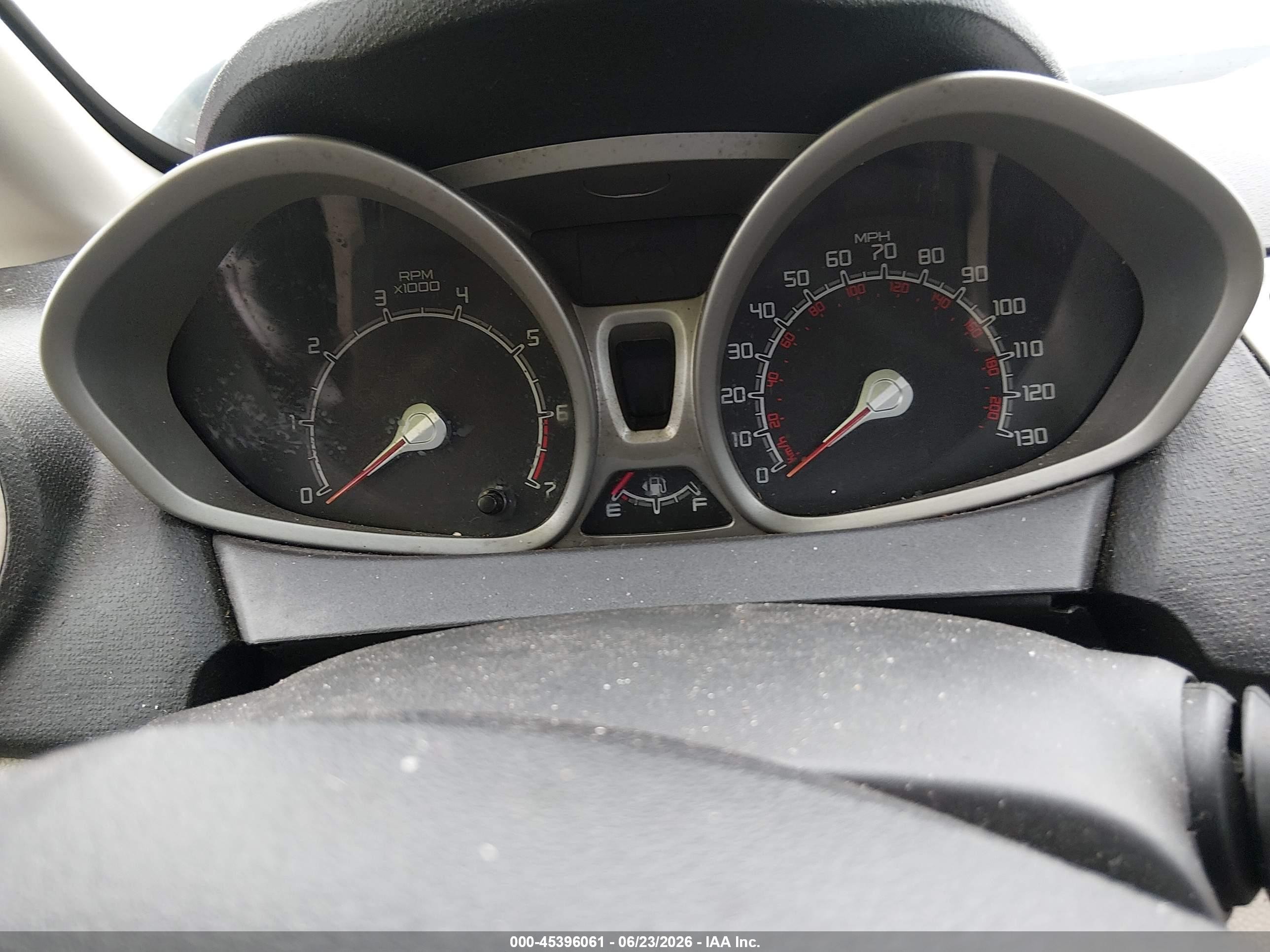 2012 Ford Fiesta Se Silver vin: 3FADP4BJ0CM128238