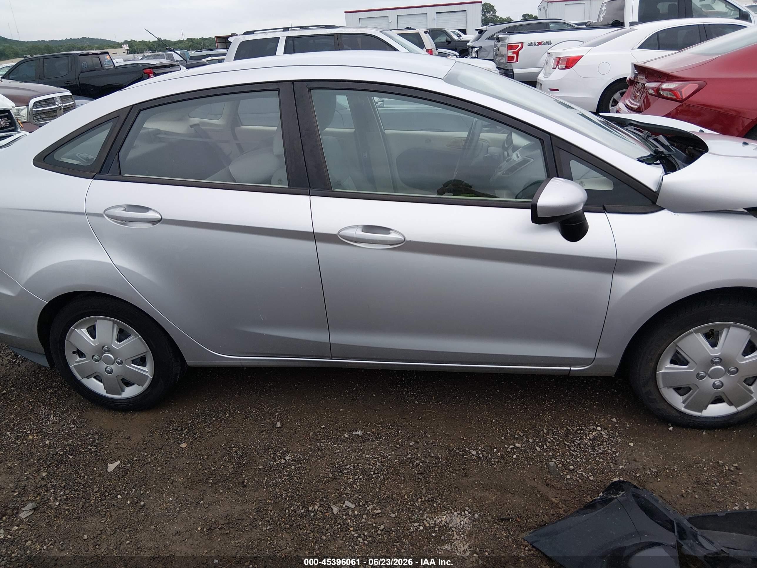 2012 Ford Fiesta Se Silver vin: 3FADP4BJ0CM128238
