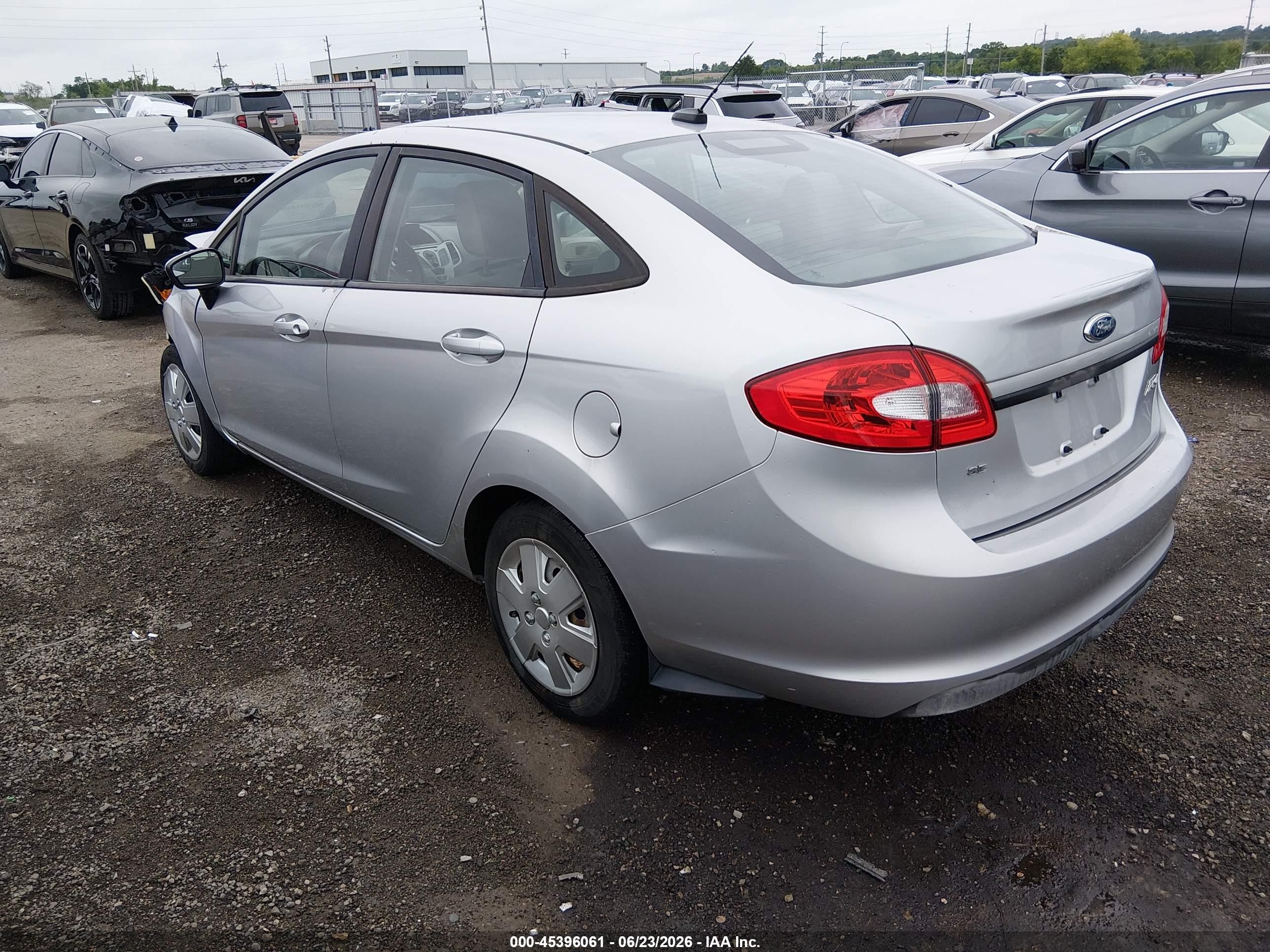 2012 Ford Fiesta Se Silver vin: 3FADP4BJ0CM128238