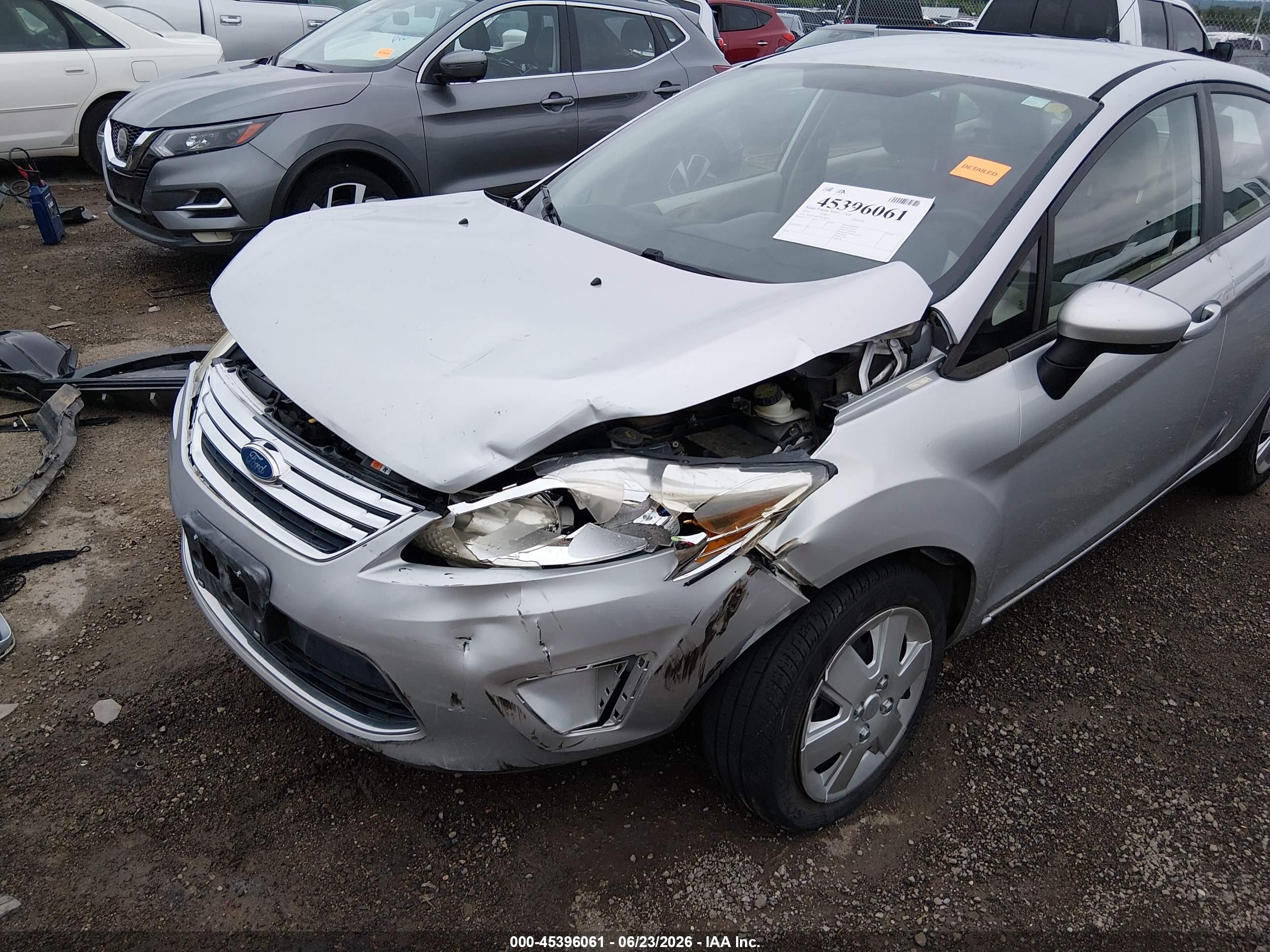2012 Ford Fiesta Se Silver vin: 3FADP4BJ0CM128238