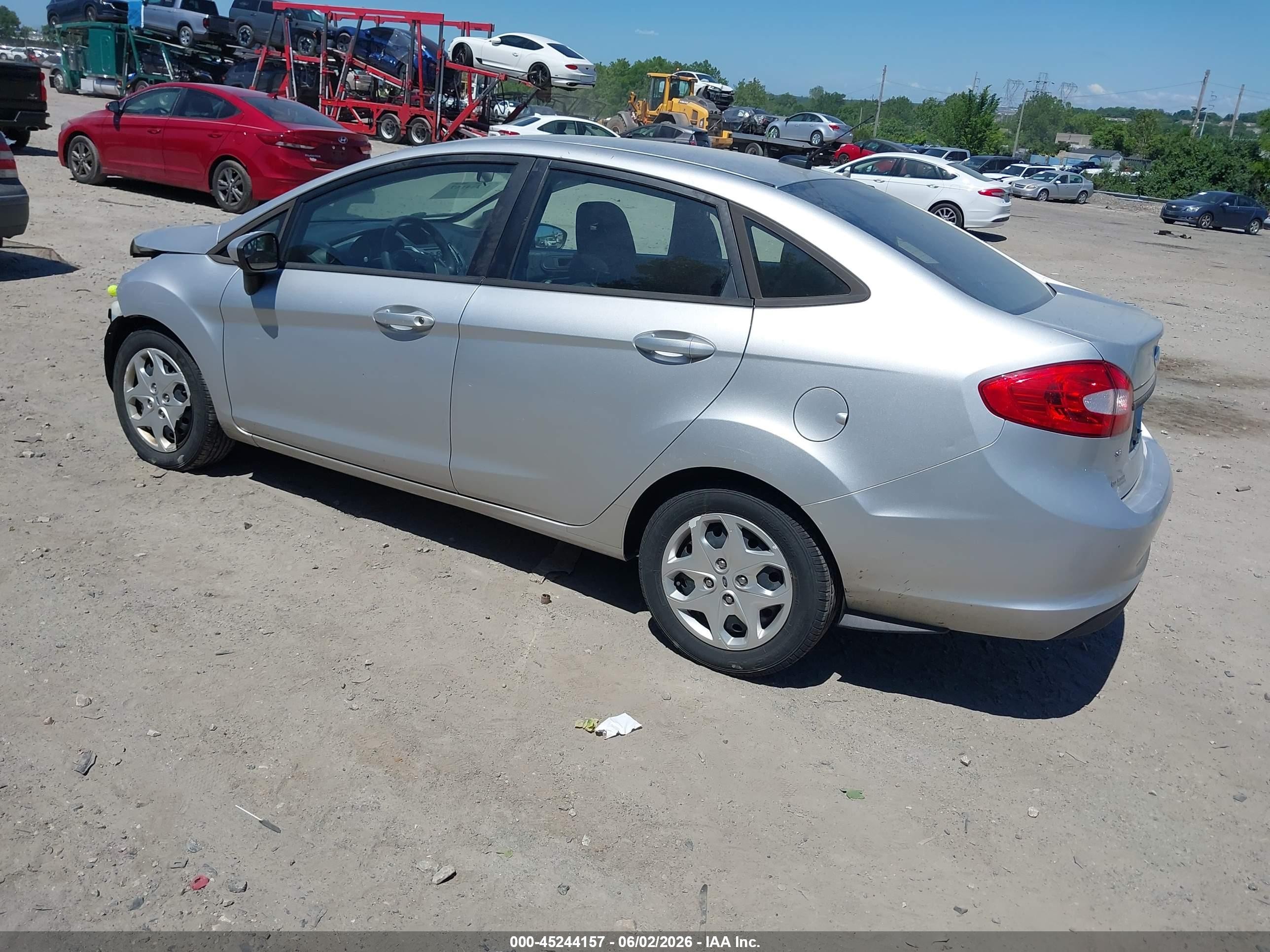 2012 Ford Fiesta Se Серебряный vin: 3FADP4BJ0CM149431