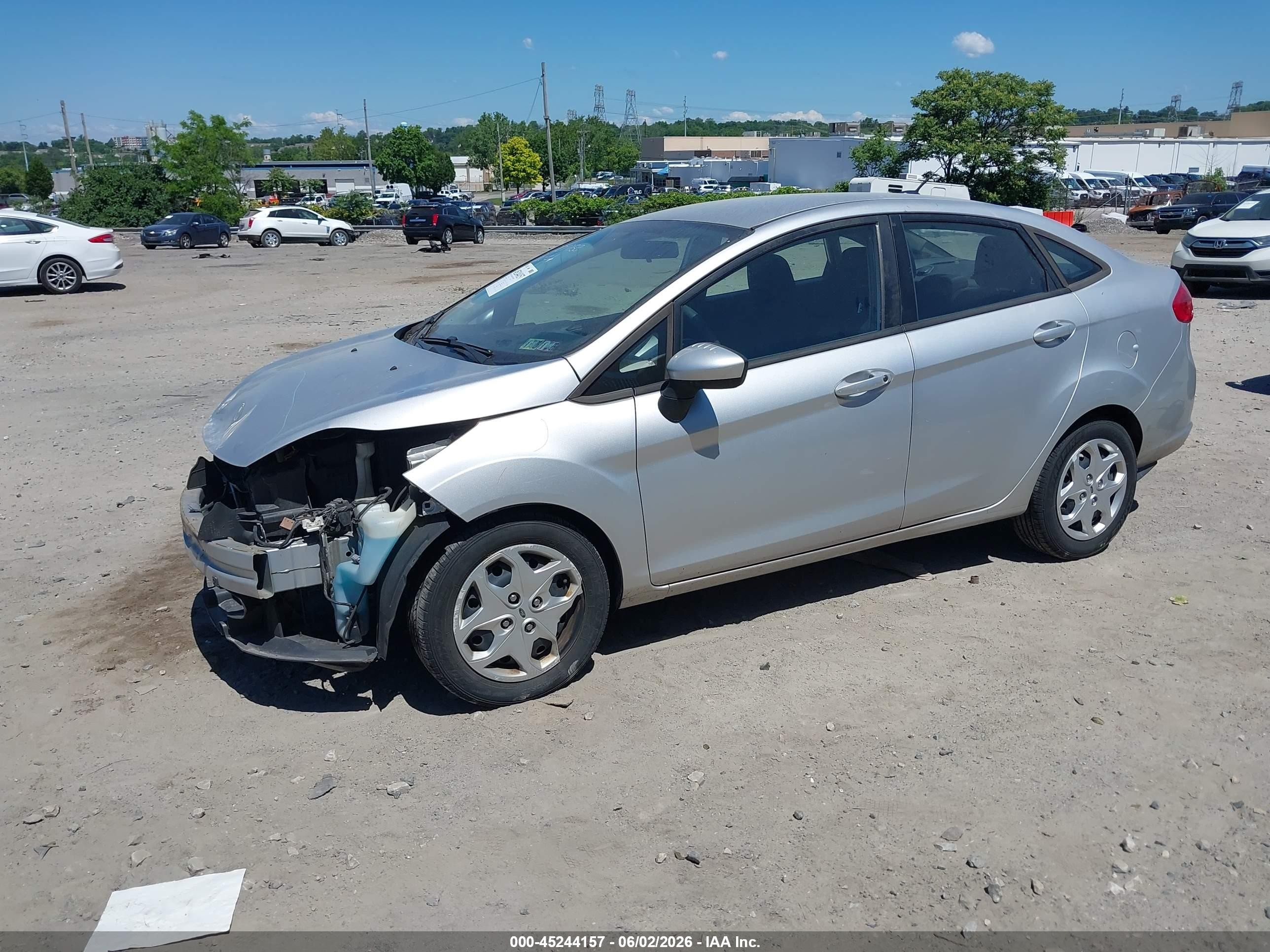 2012 Ford Fiesta Se Серебряный vin: 3FADP4BJ0CM149431