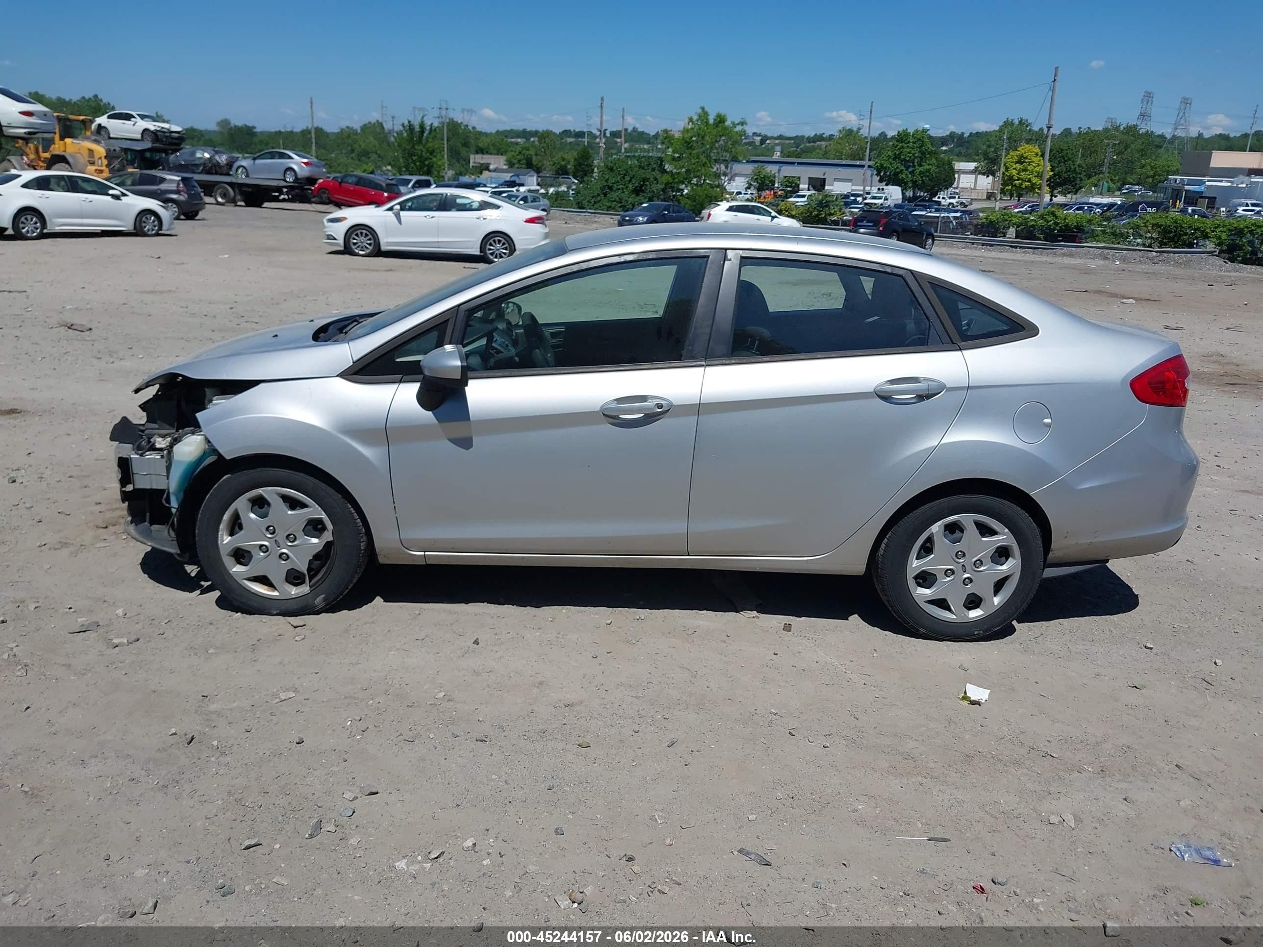 2012 Ford Fiesta Se Серебряный vin: 3FADP4BJ0CM149431