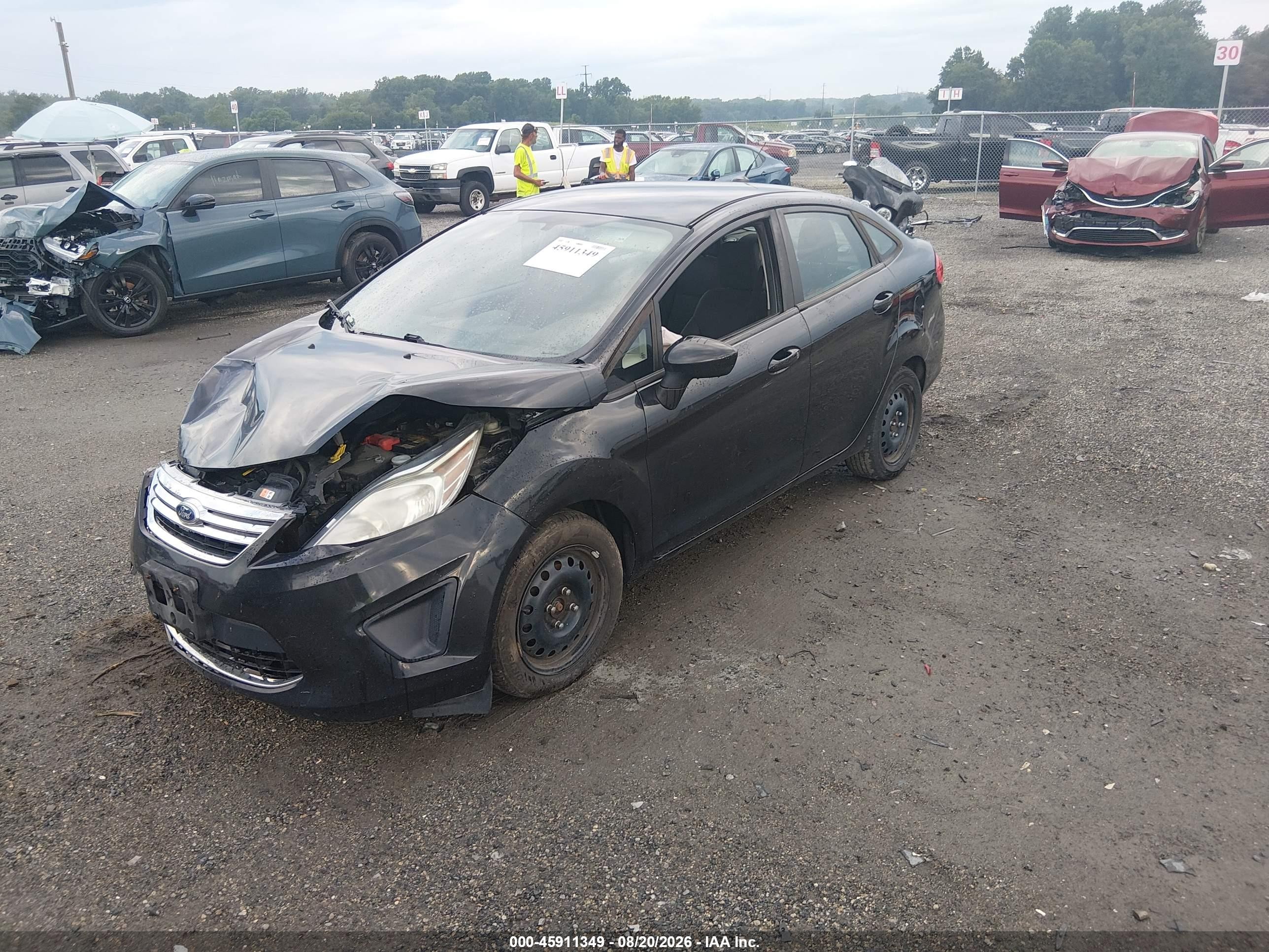 2012 Ford Fiesta Se Black vin: 3FADP4BJ0CM155651