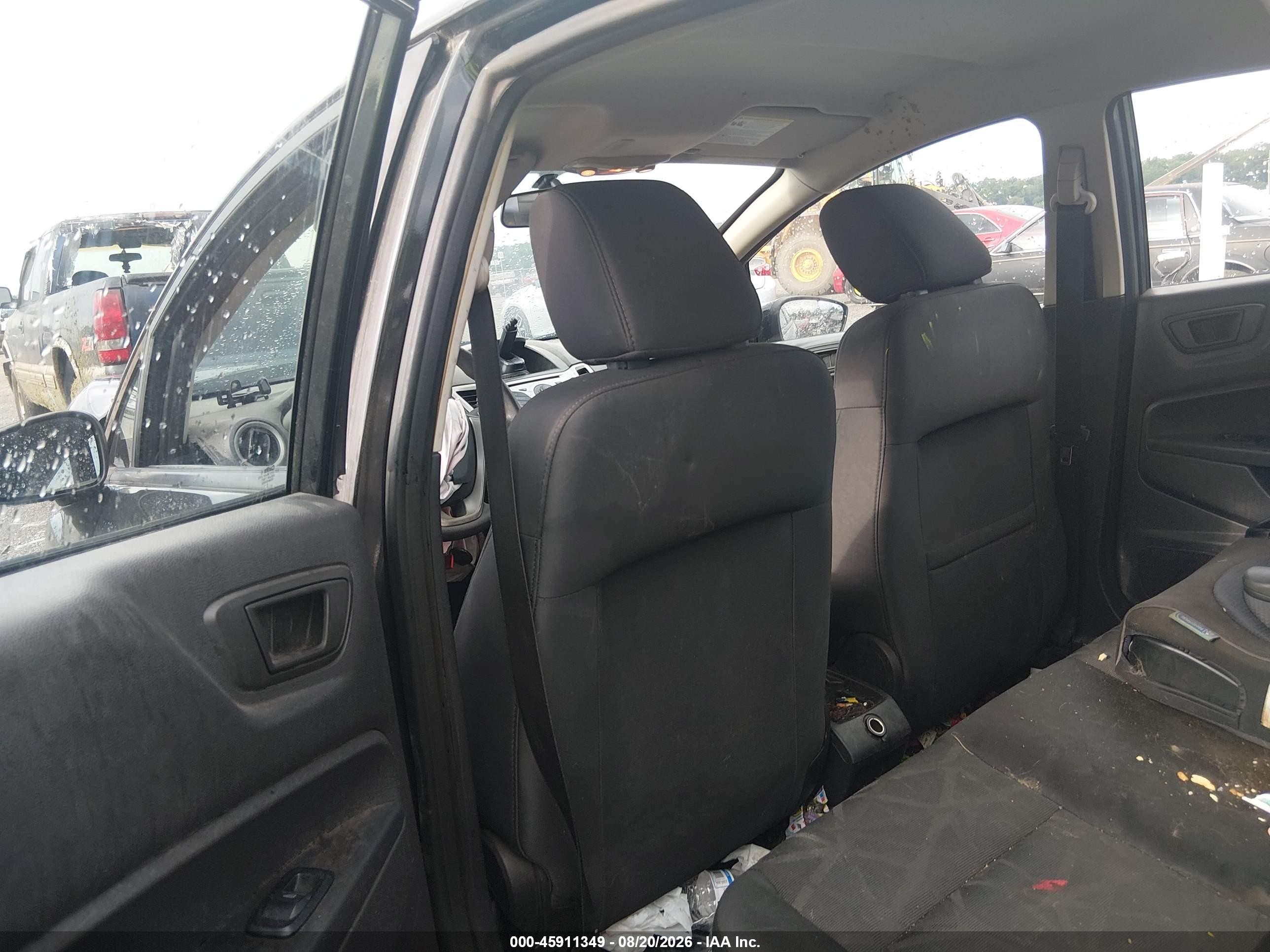 2012 Ford Fiesta Se Black vin: 3FADP4BJ0CM155651