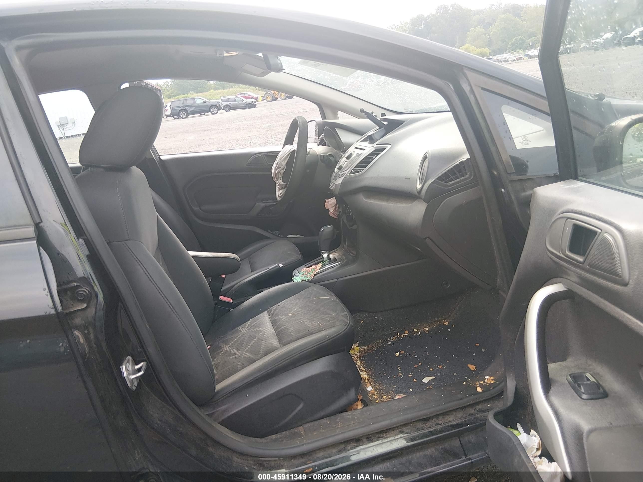 2012 Ford Fiesta Se Black vin: 3FADP4BJ0CM155651