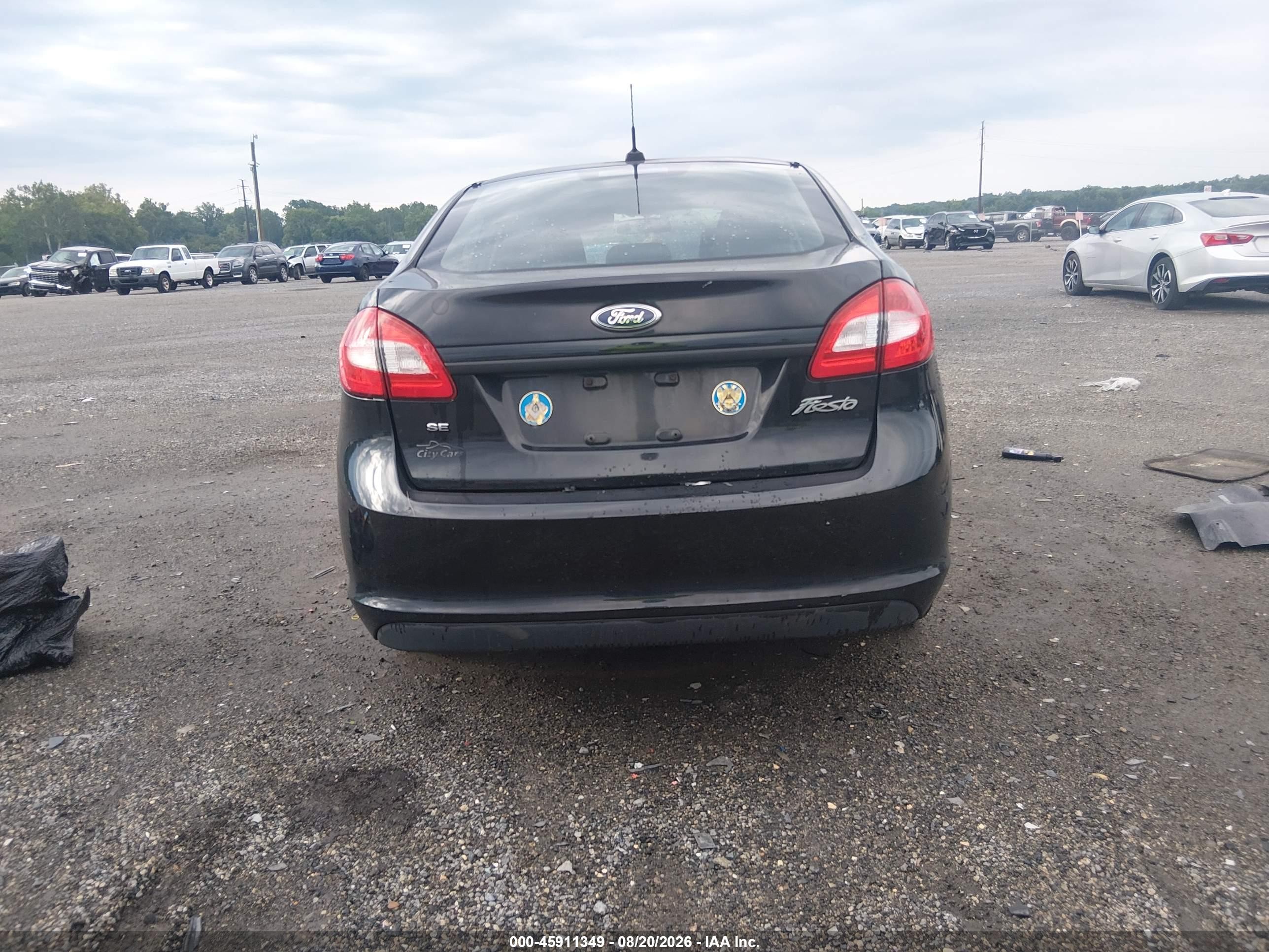 2012 Ford Fiesta Se Black vin: 3FADP4BJ0CM155651
