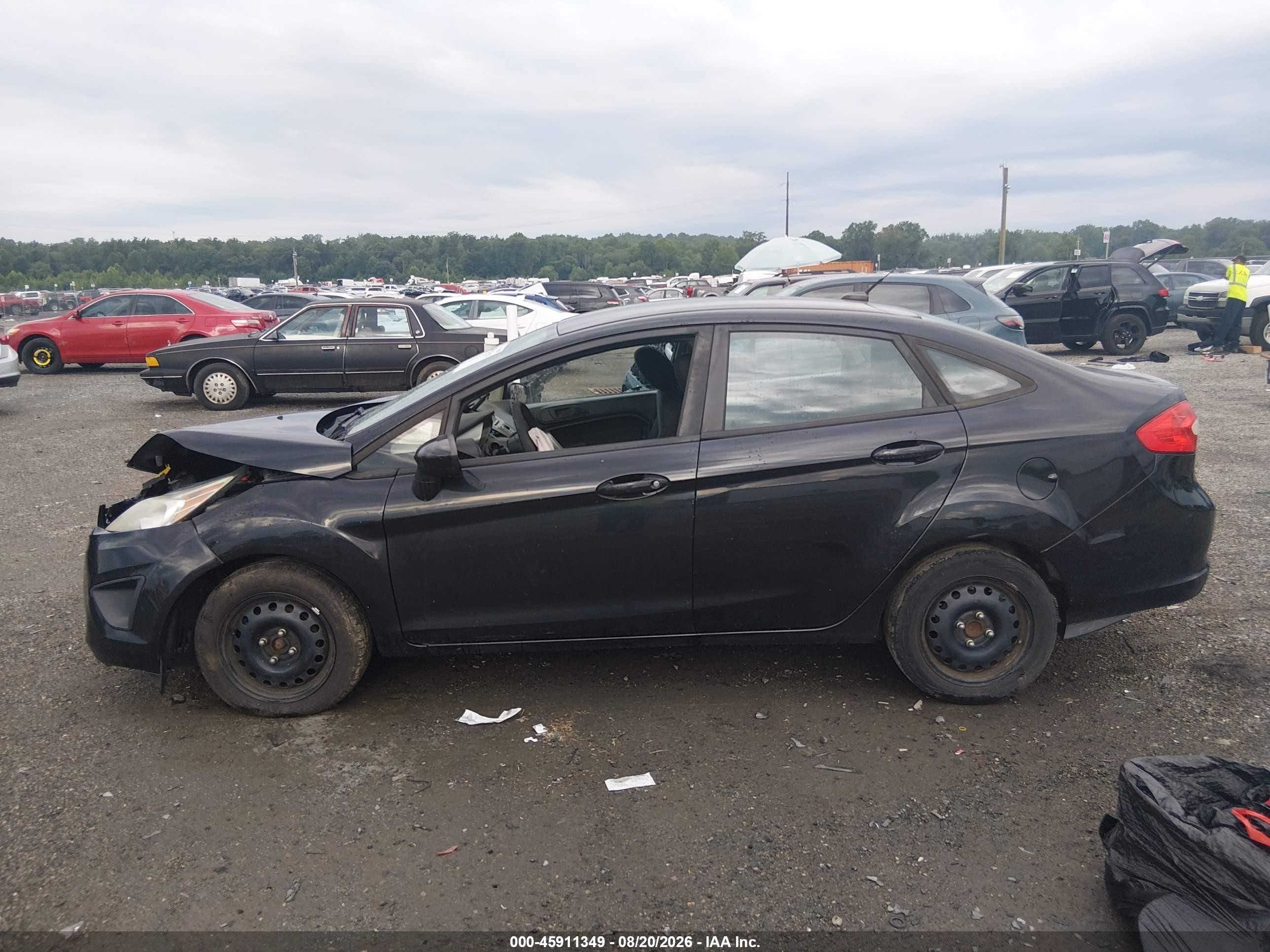 2012 Ford Fiesta Se Black vin: 3FADP4BJ0CM155651