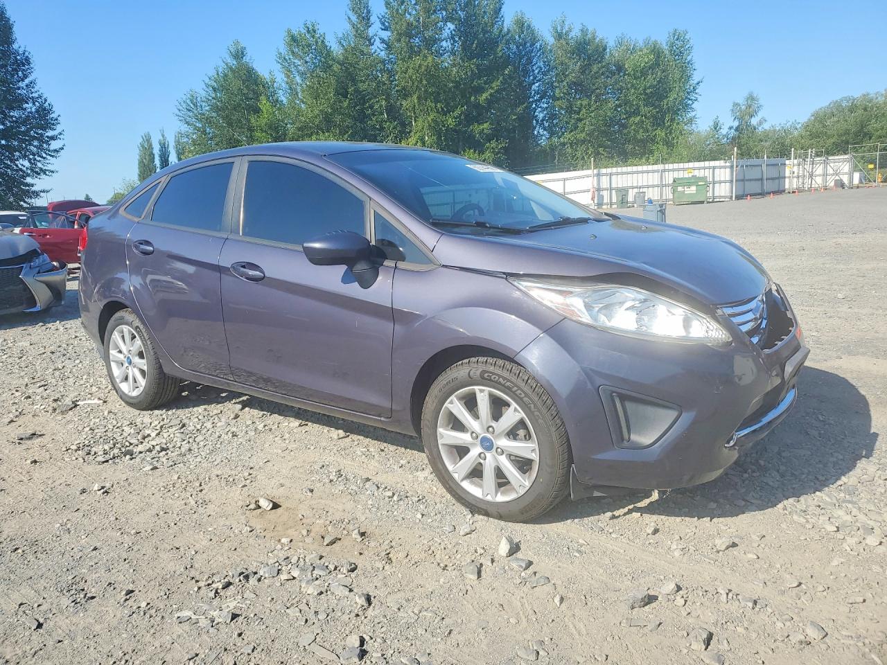 2012 Ford Fiesta Se Gray vin: 3FADP4BJ0CM170909