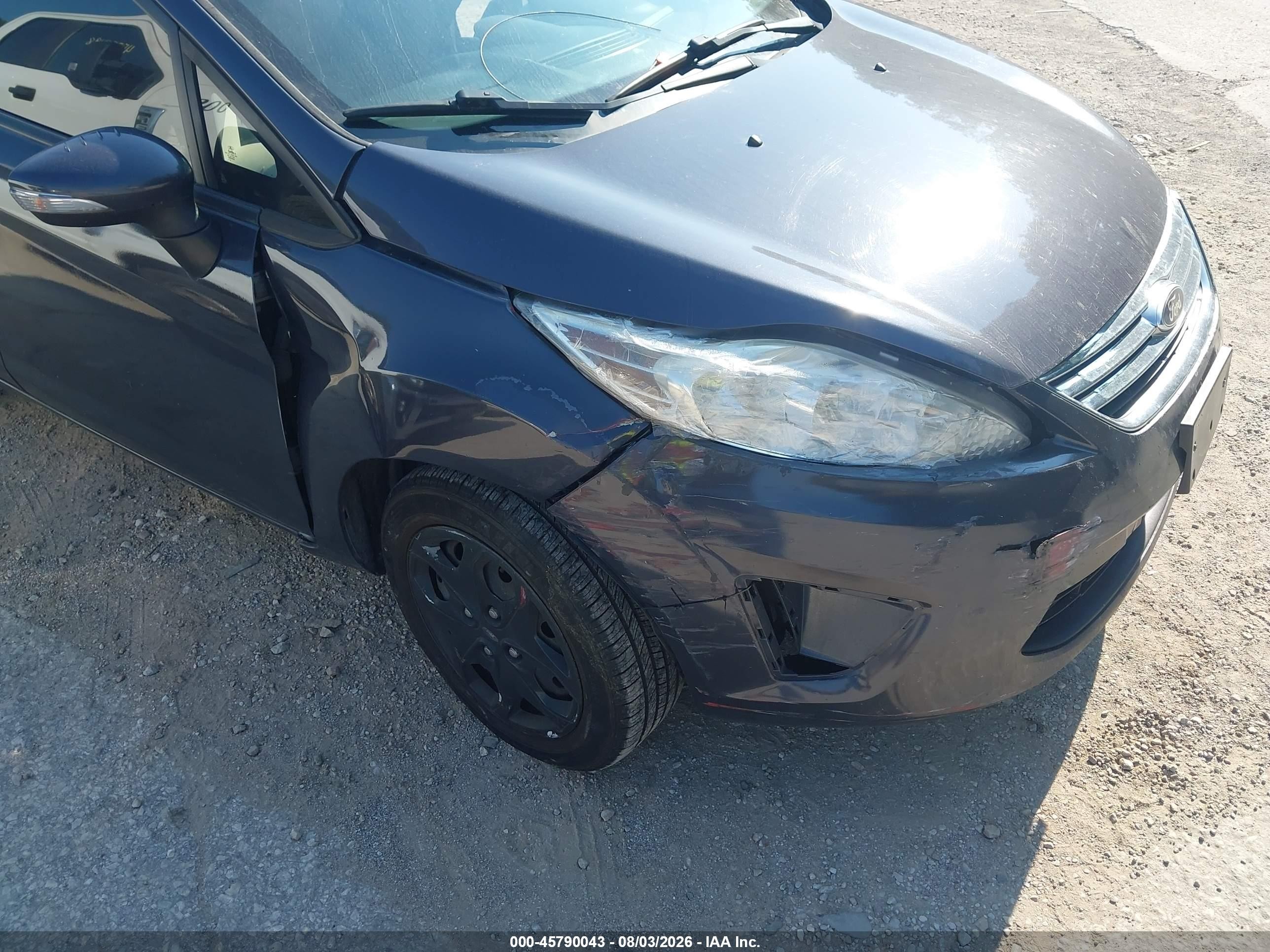 2013 Ford Fiesta Se Gray vin: 3FADP4BJ0DM109240