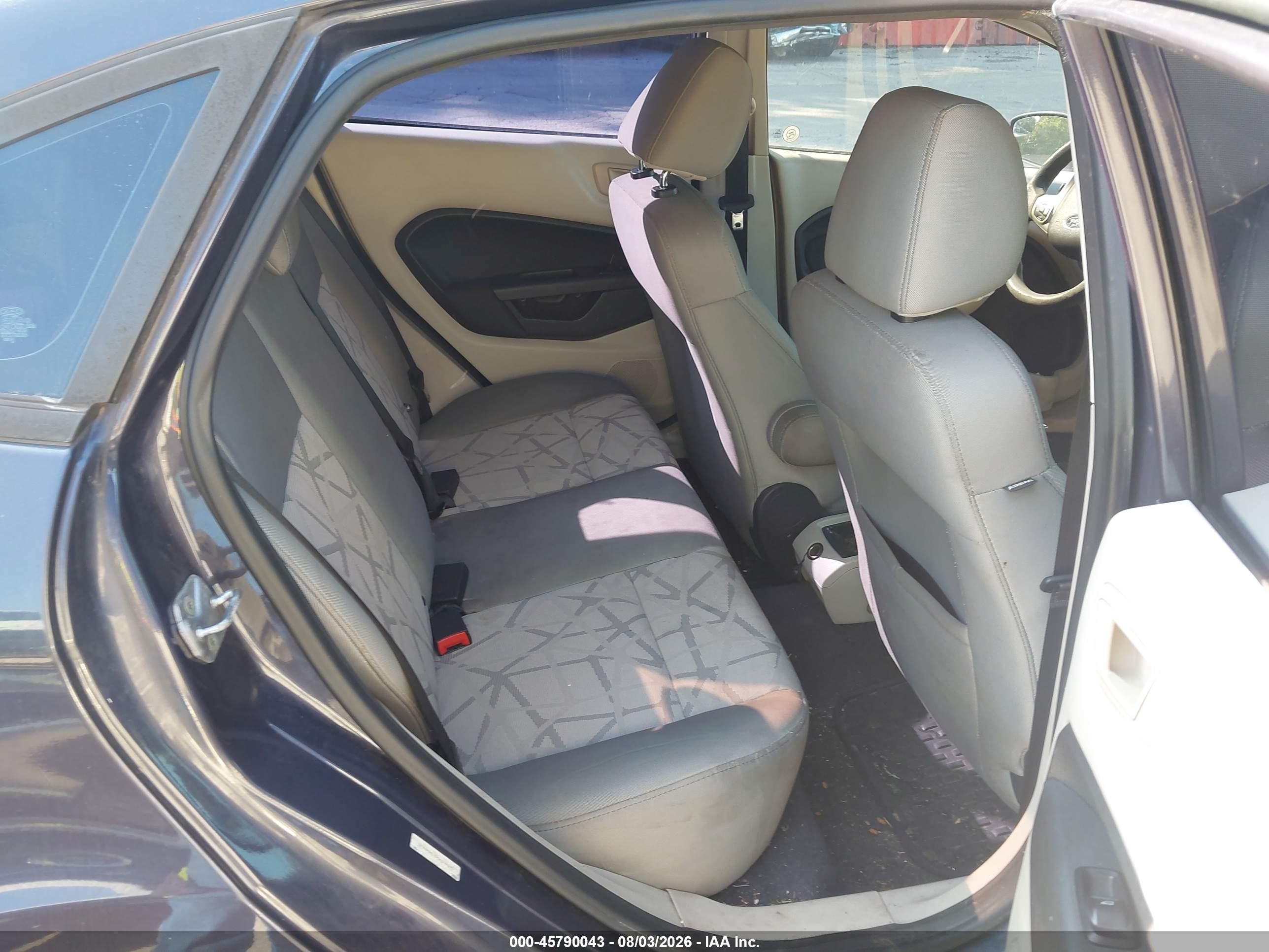 2013 Ford Fiesta Se Gray vin: 3FADP4BJ0DM109240