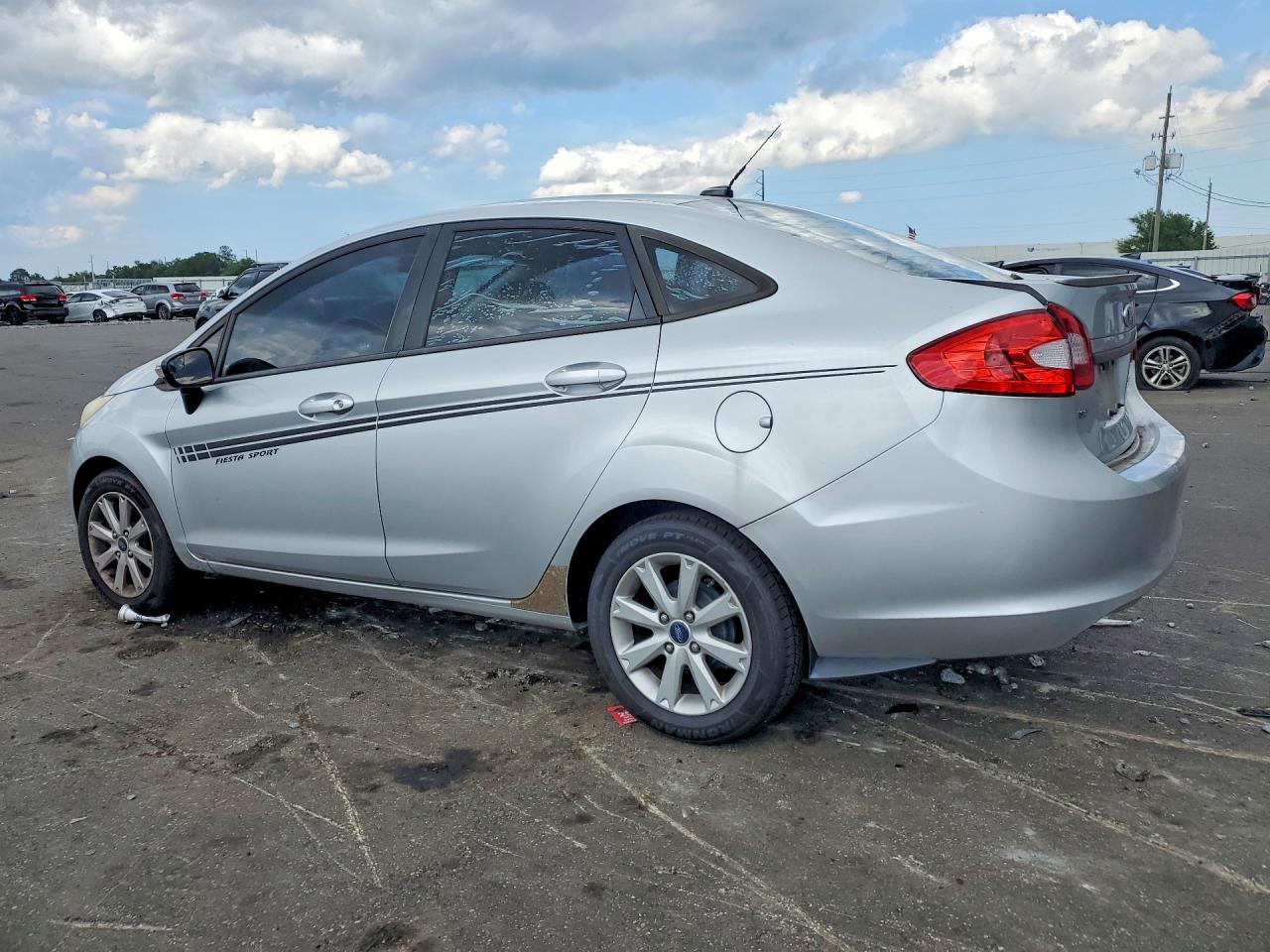 2013 Ford Fiesta Se Silver vin: 3FADP4BJ0DM118035