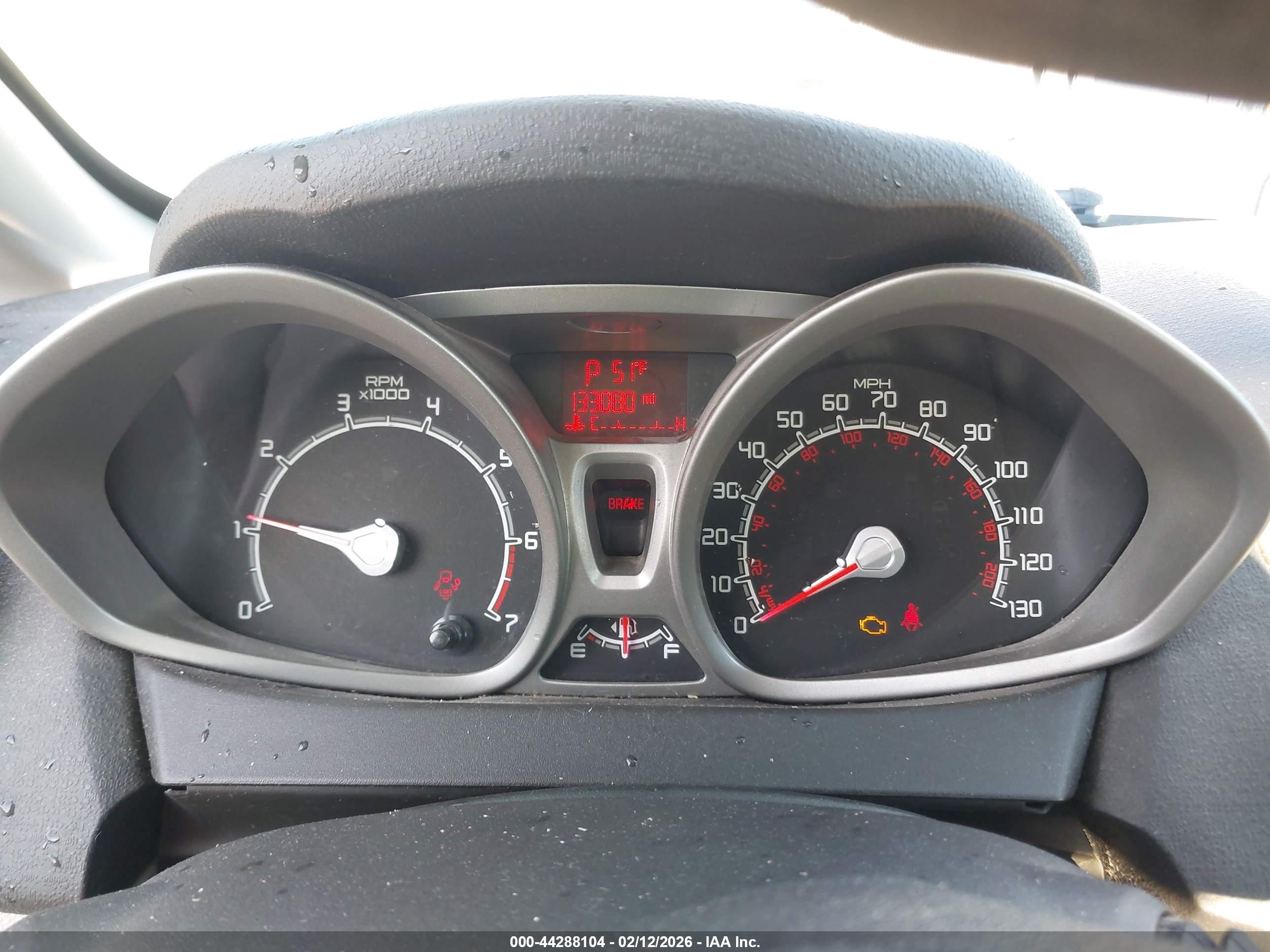 2013 Ford Fiesta Se White vin: 3FADP4BJ0DM123123