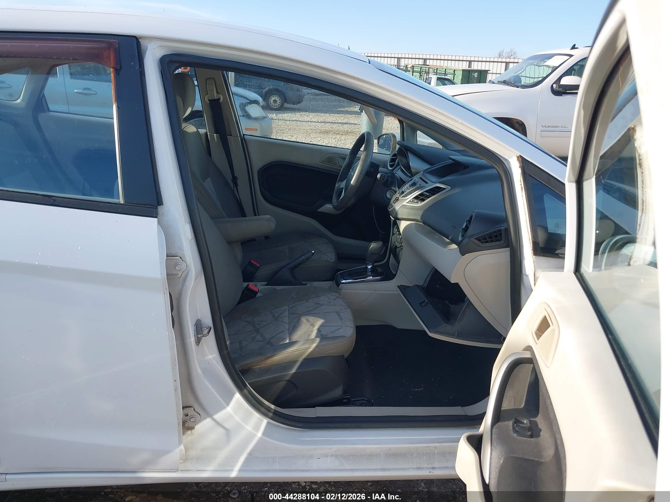 2013 Ford Fiesta Se White vin: 3FADP4BJ0DM123123
