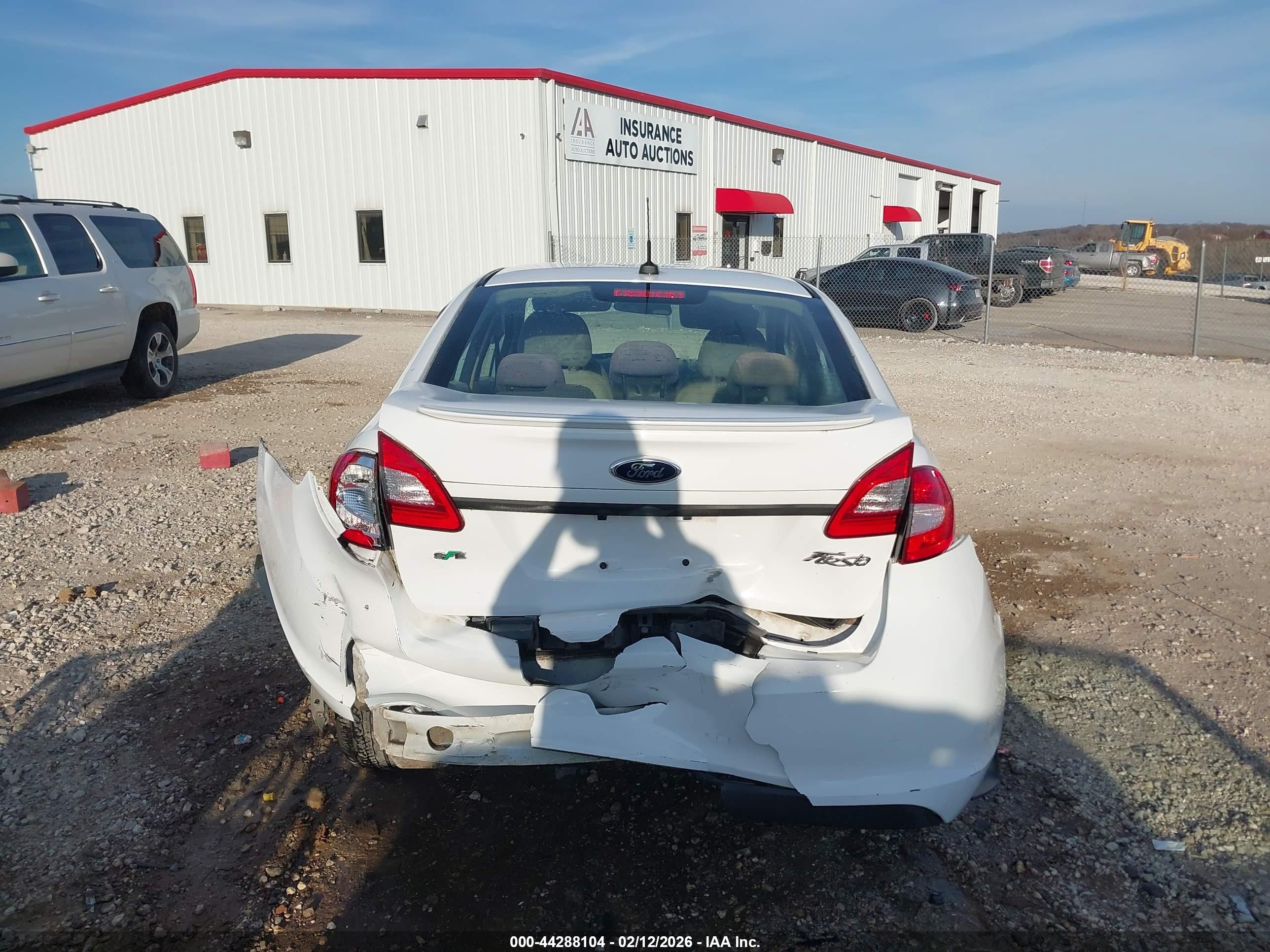 2013 Ford Fiesta Se White vin: 3FADP4BJ0DM123123