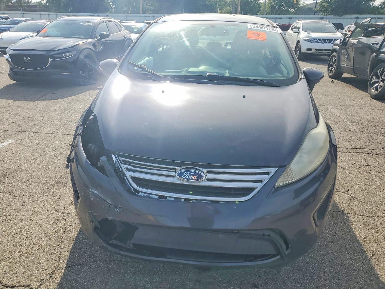 2013 Ford Fiesta Se Gray vin: 3FADP4BJ0DM129794