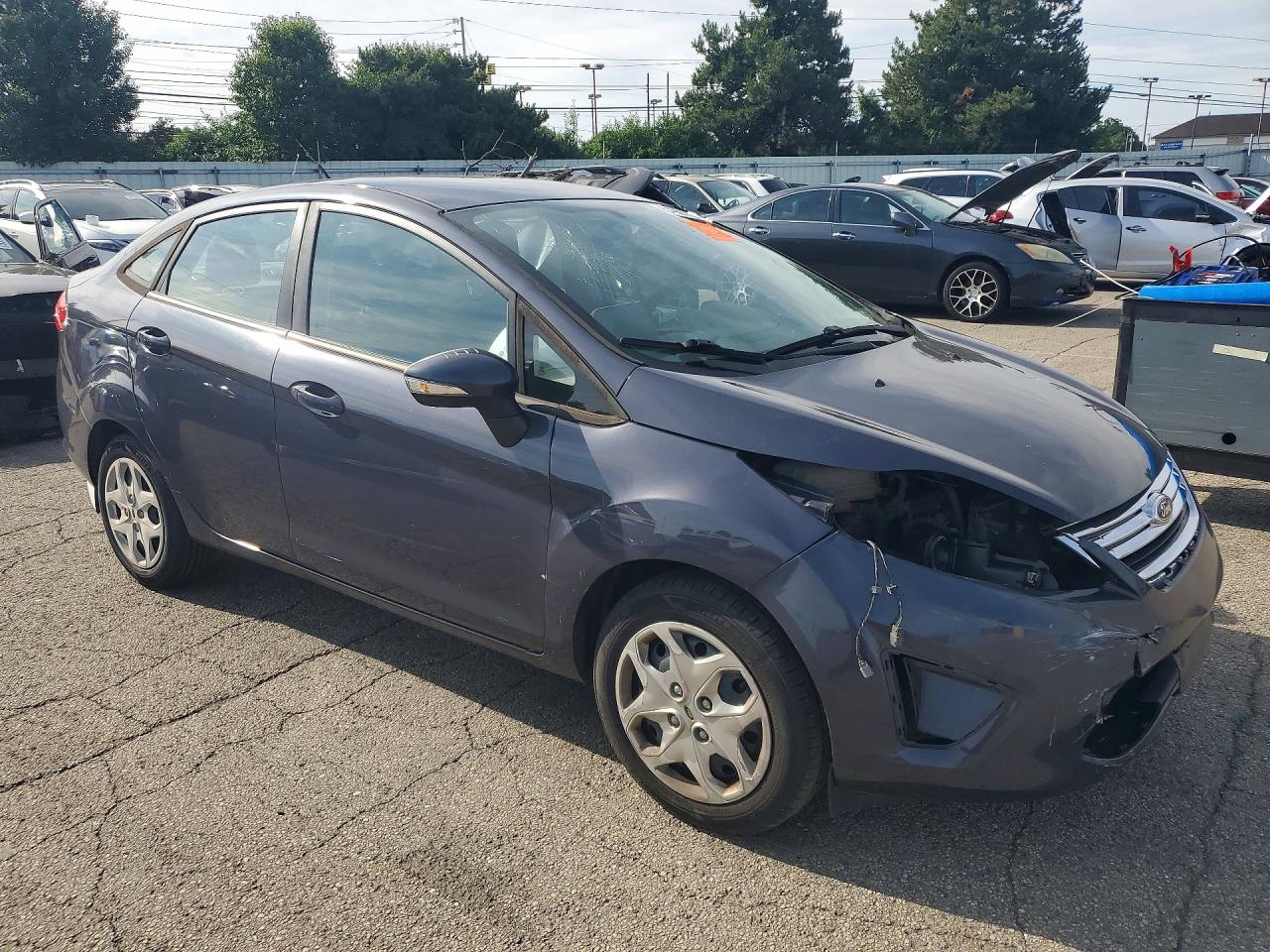 2013 Ford Fiesta Se Gray vin: 3FADP4BJ0DM129794