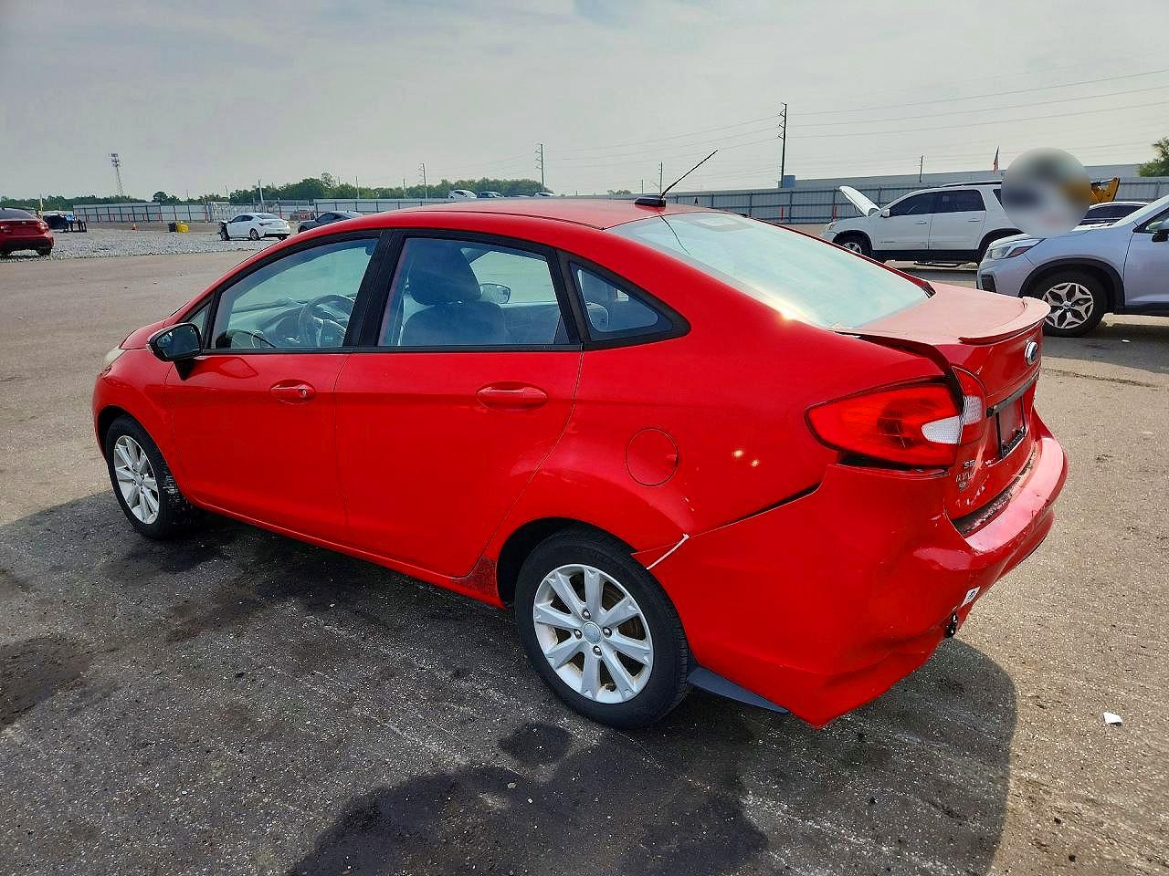 2013 Ford Fiesta Se Red vin: 3FADP4BJ0DM175013