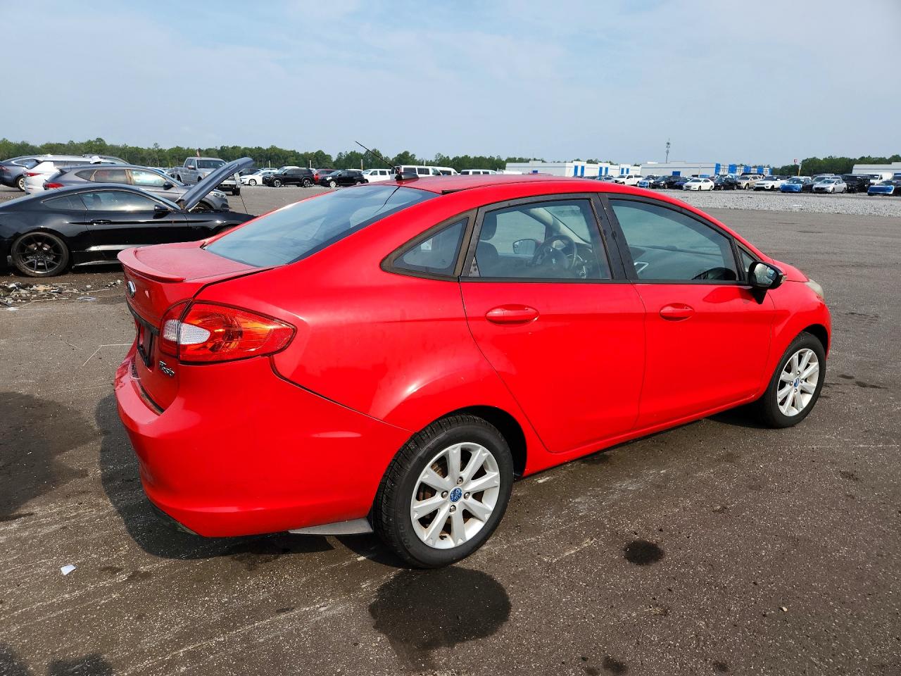 2013 Ford Fiesta Se Red vin: 3FADP4BJ0DM175013