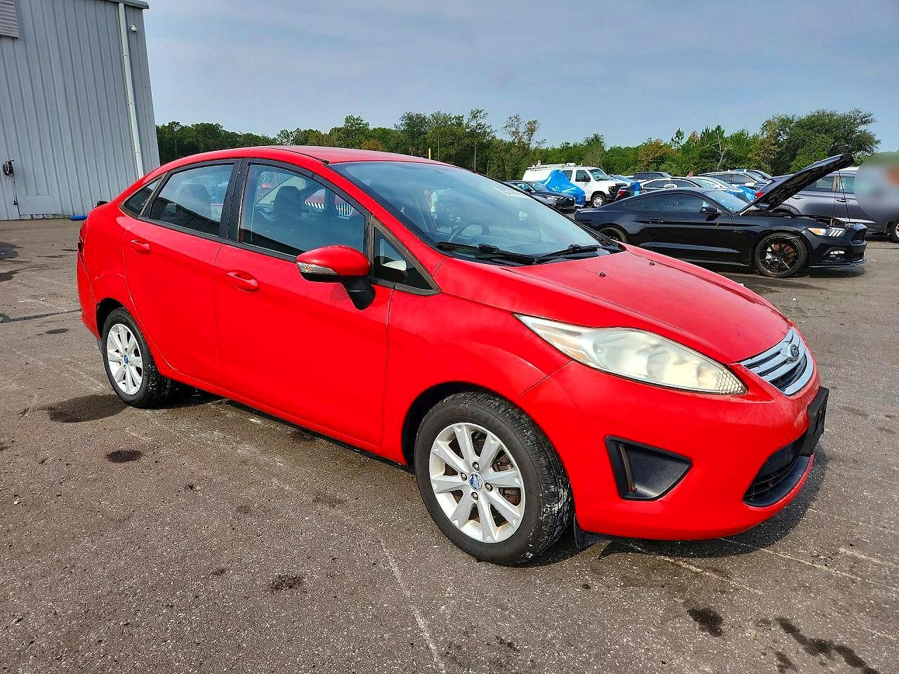 2013 Ford Fiesta Se Red vin: 3FADP4BJ0DM175013