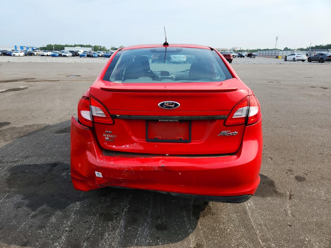 2013 Ford Fiesta Se Red vin: 3FADP4BJ0DM175013