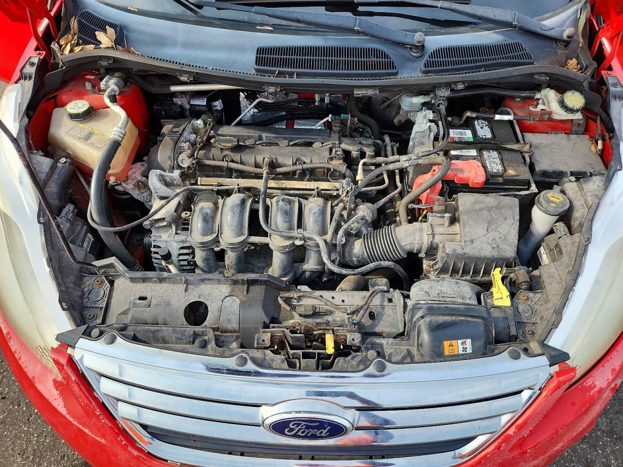 2013 Ford Fiesta Se Red vin: 3FADP4BJ0DM175013