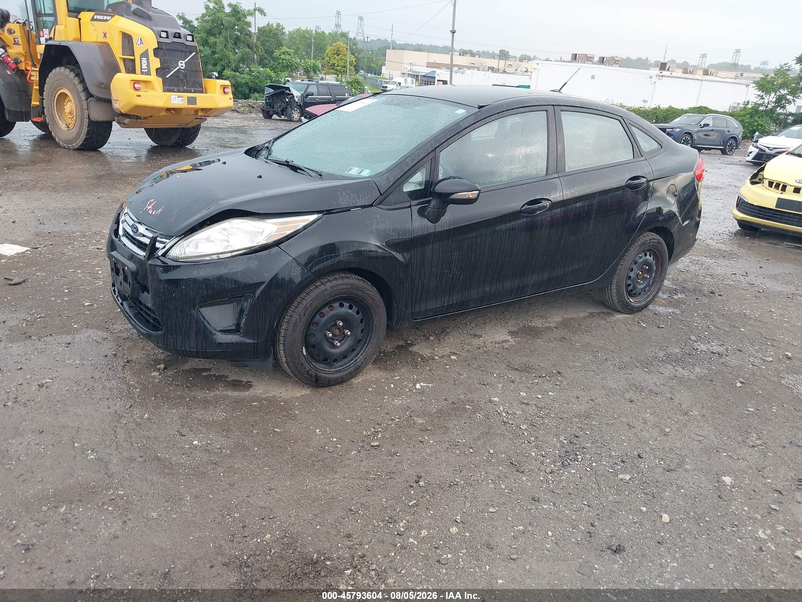 2013 Ford Fiesta Se Black vin: 3FADP4BJ0DM191485