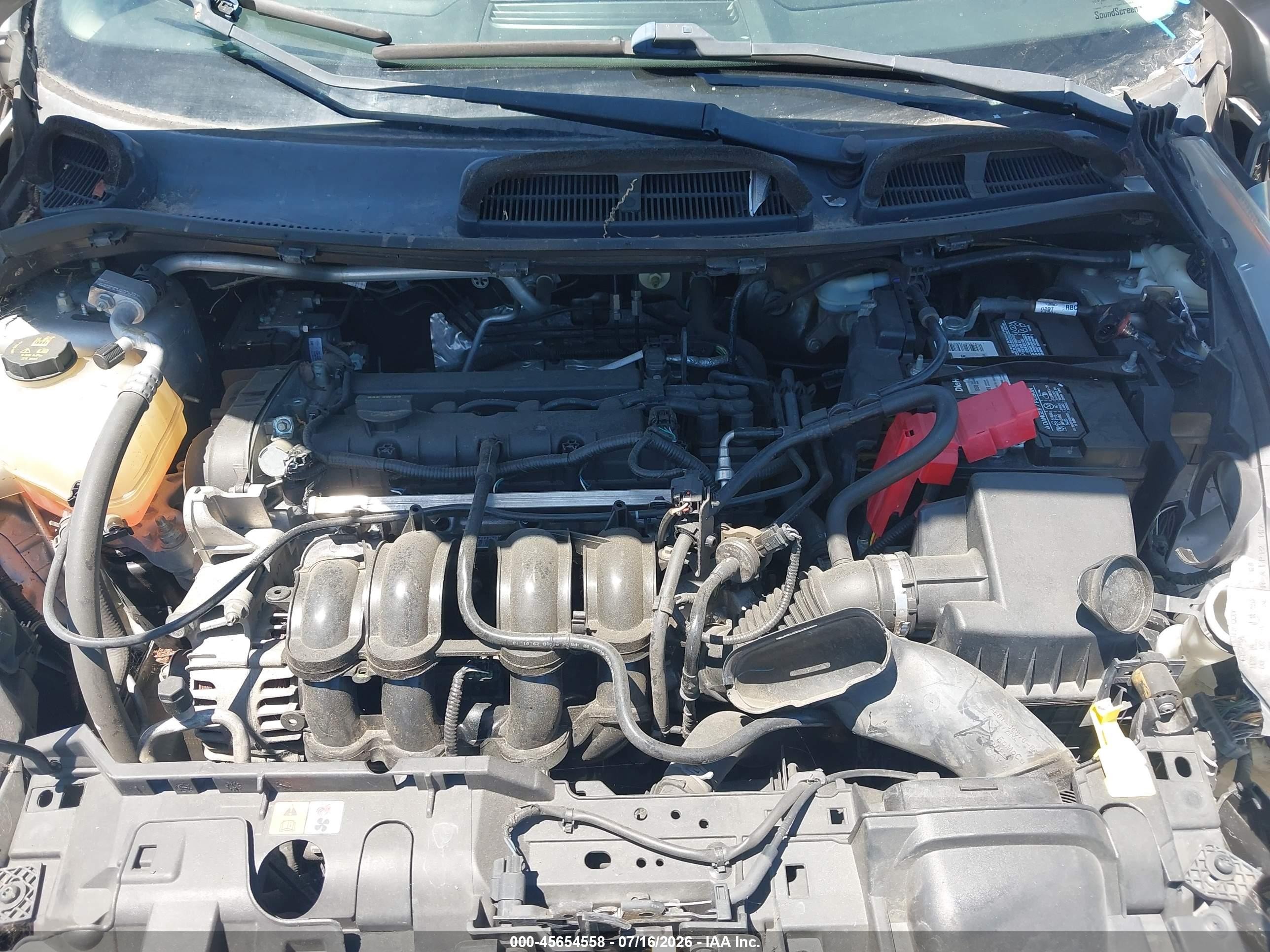 2014 Ford Fiesta Se Silver vin: 3FADP4BJ0EM133409