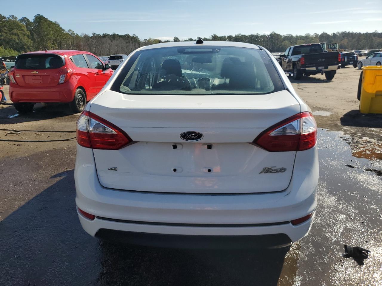 2014 Ford Fiesta Se White vin: 3FADP4BJ0EM139128