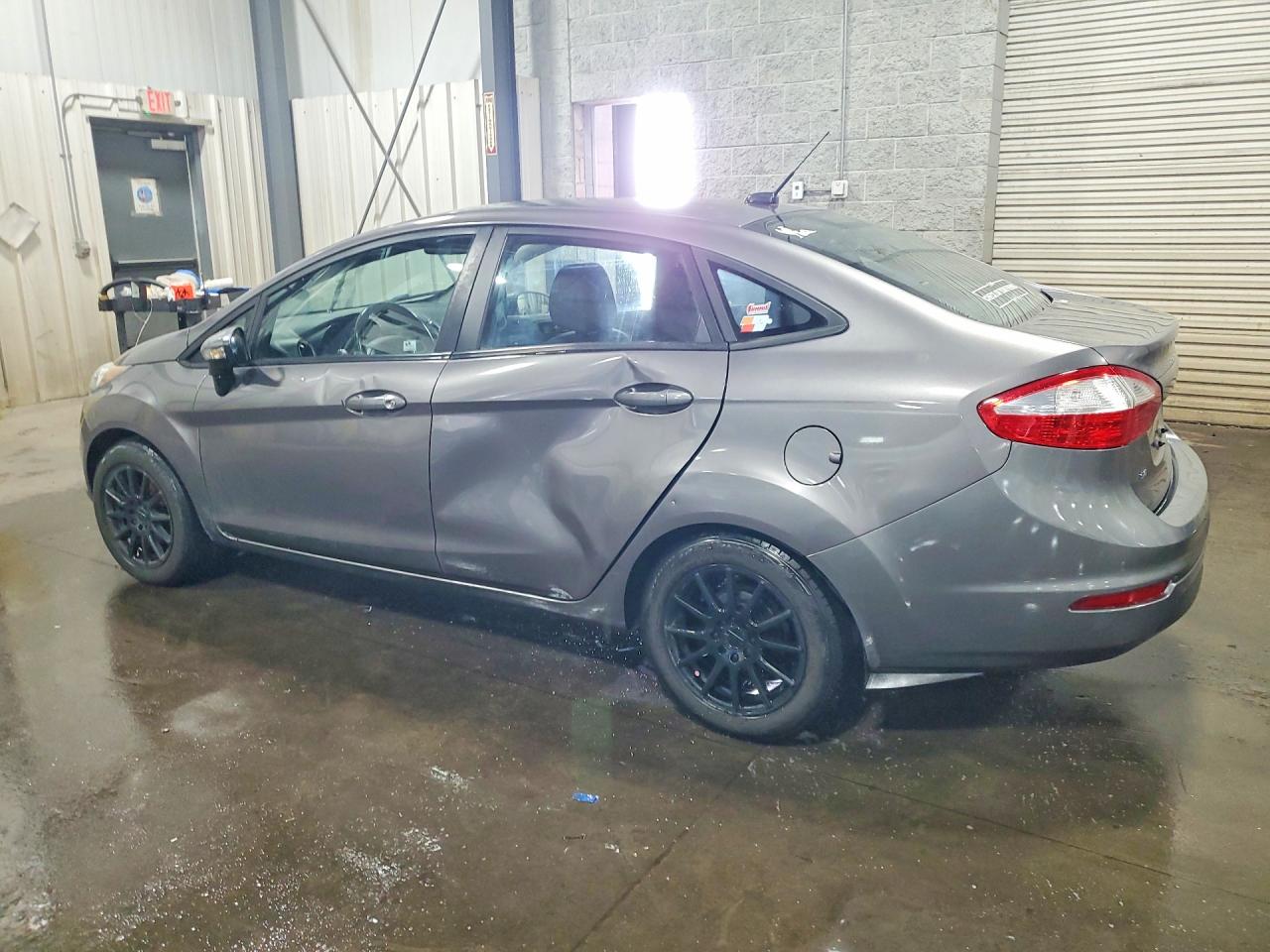 2014 Ford Fiesta Se Gray vin: 3FADP4BJ0EM195358