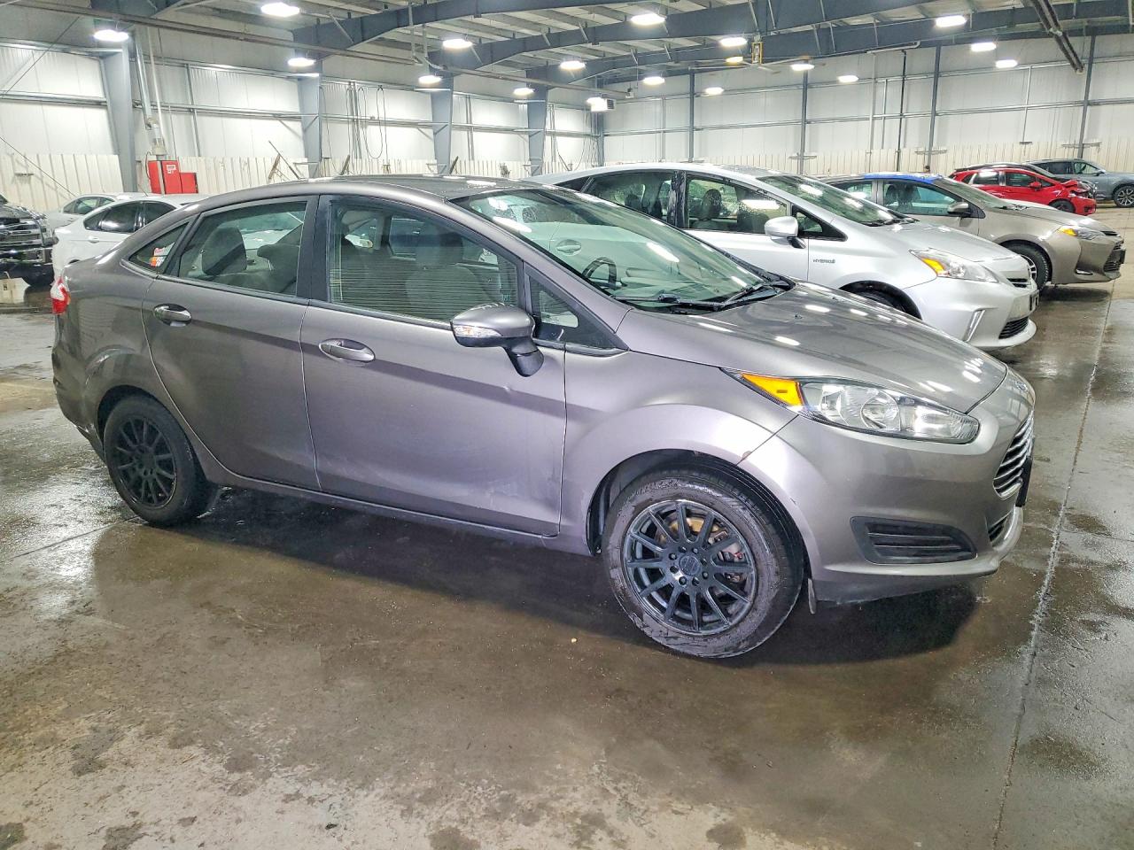 2014 Ford Fiesta Se Gray vin: 3FADP4BJ0EM195358