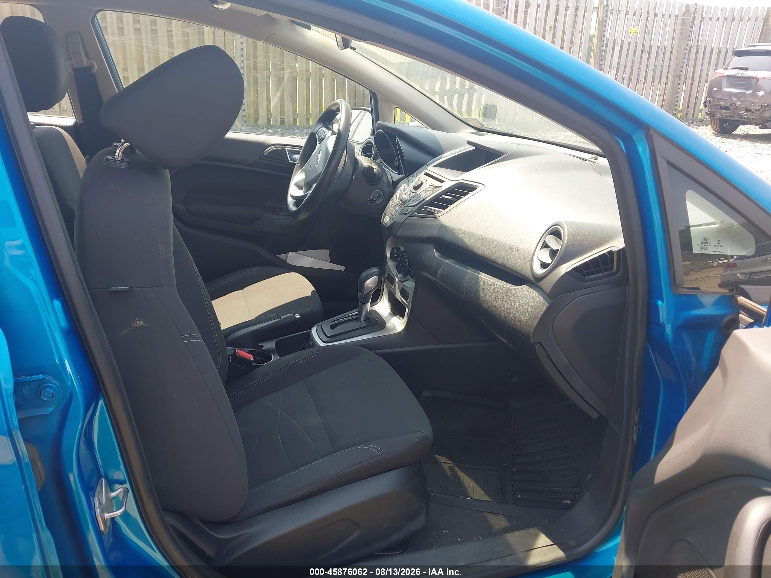 2014 Ford Fiesta Se Blue vin: 3FADP4BJ0EM199636