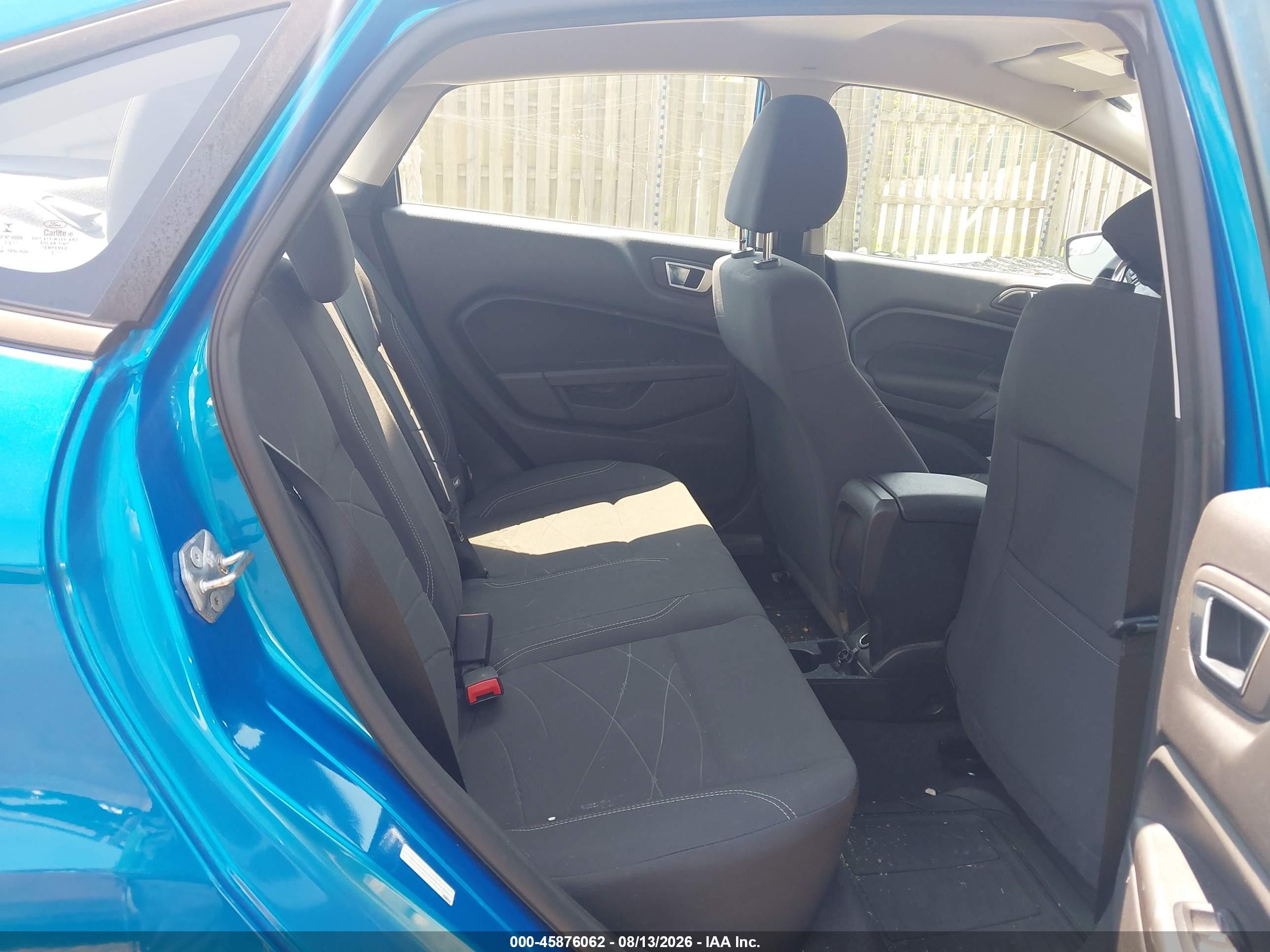 2014 Ford Fiesta Se Blue vin: 3FADP4BJ0EM199636