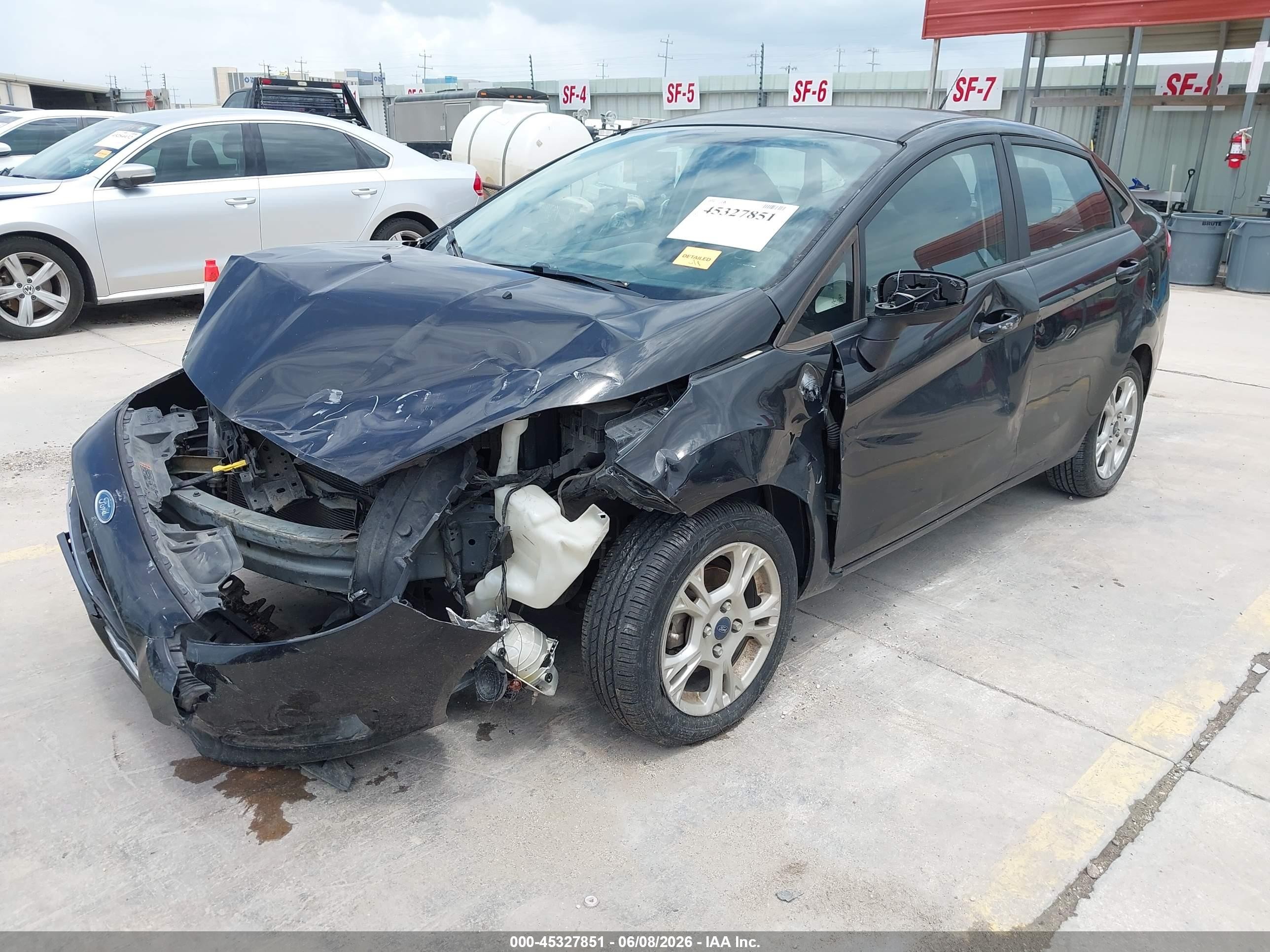 2014 Ford Fiesta Se Black vin: 3FADP4BJ0EM220453