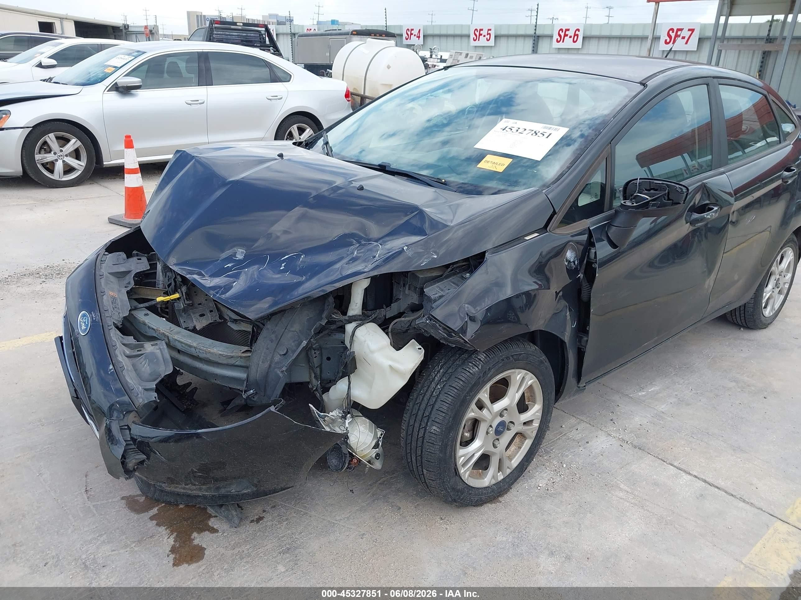 2014 Ford Fiesta Se Black vin: 3FADP4BJ0EM220453