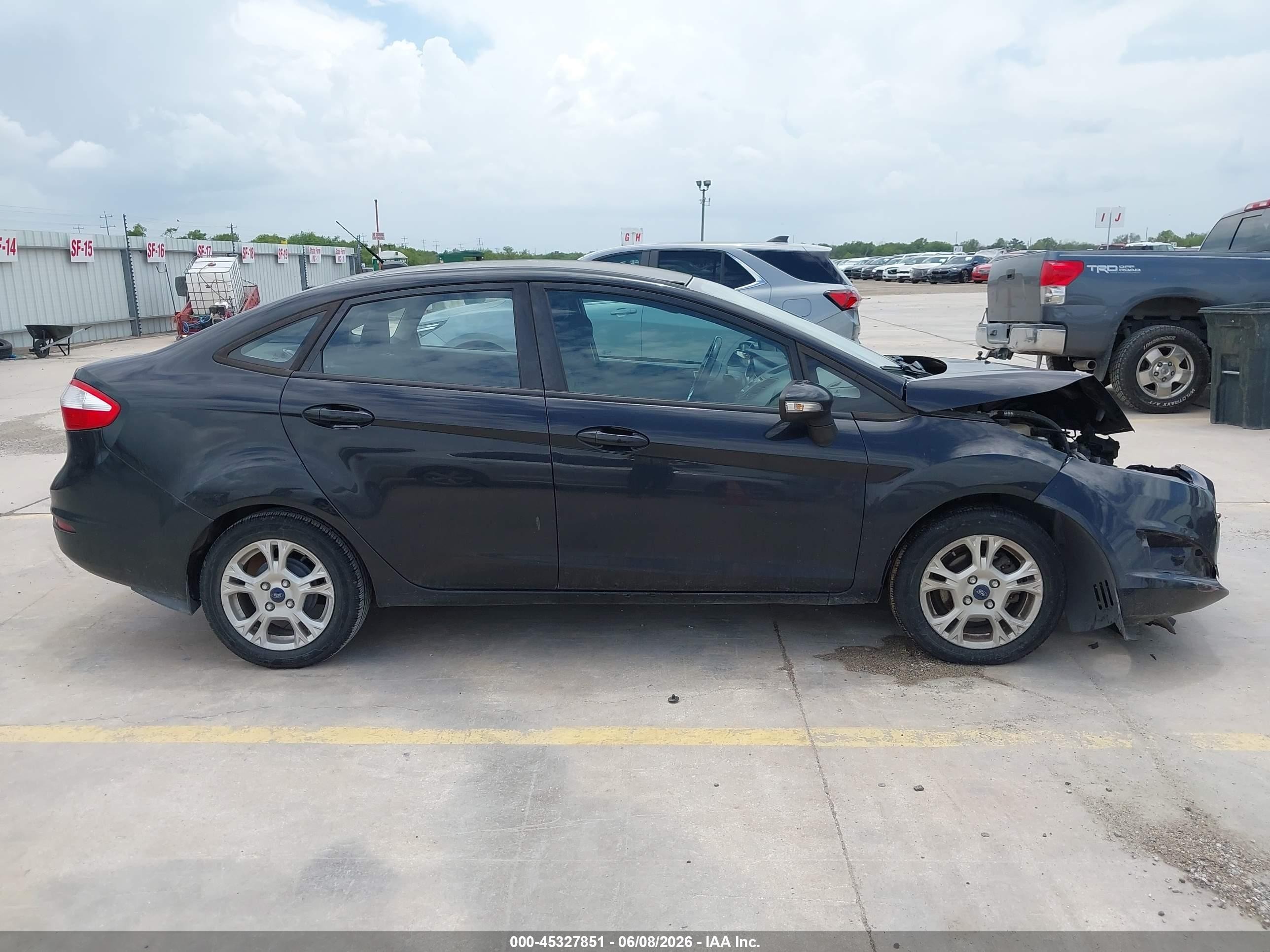 2014 Ford Fiesta Se Black vin: 3FADP4BJ0EM220453