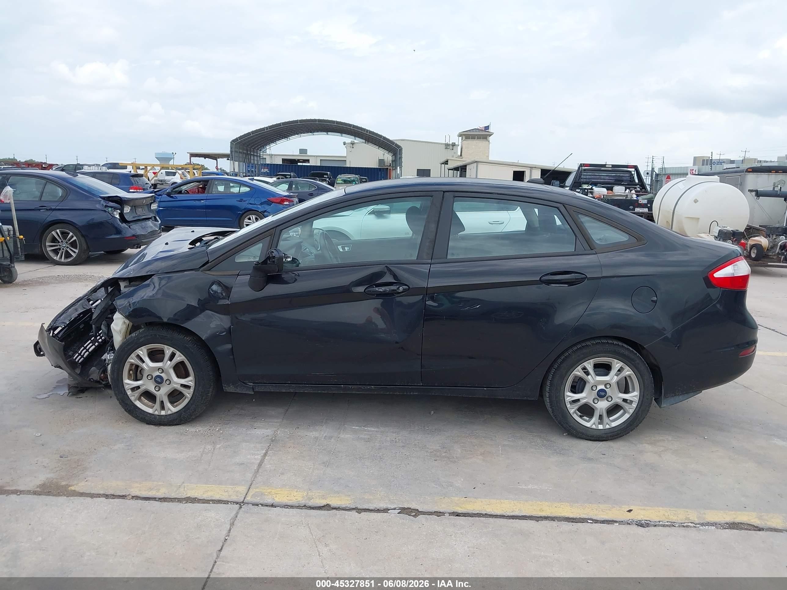 2014 Ford Fiesta Se Black vin: 3FADP4BJ0EM220453