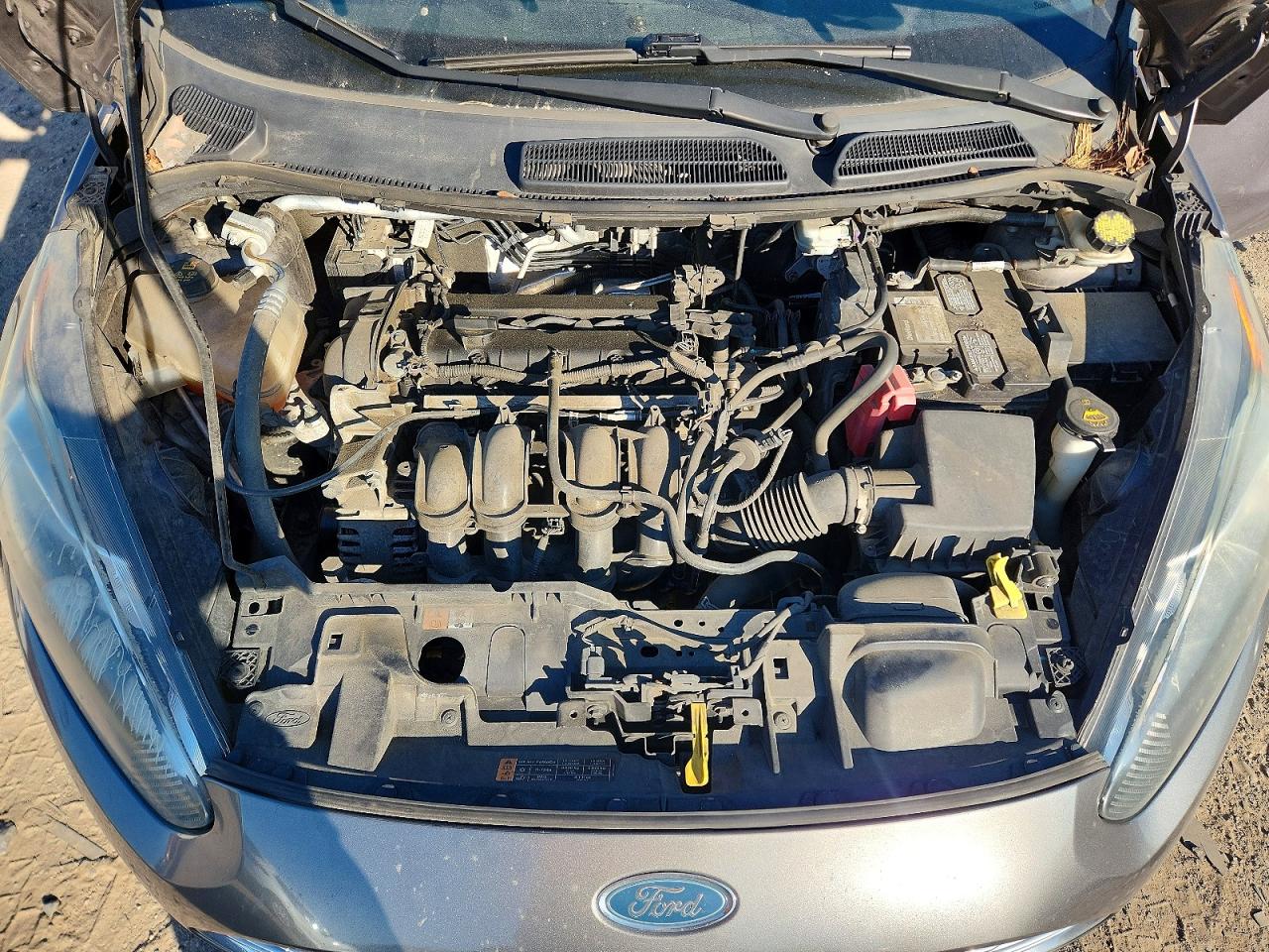 2014 Ford Fiesta Se Серый vin: 3FADP4BJ0EM233588