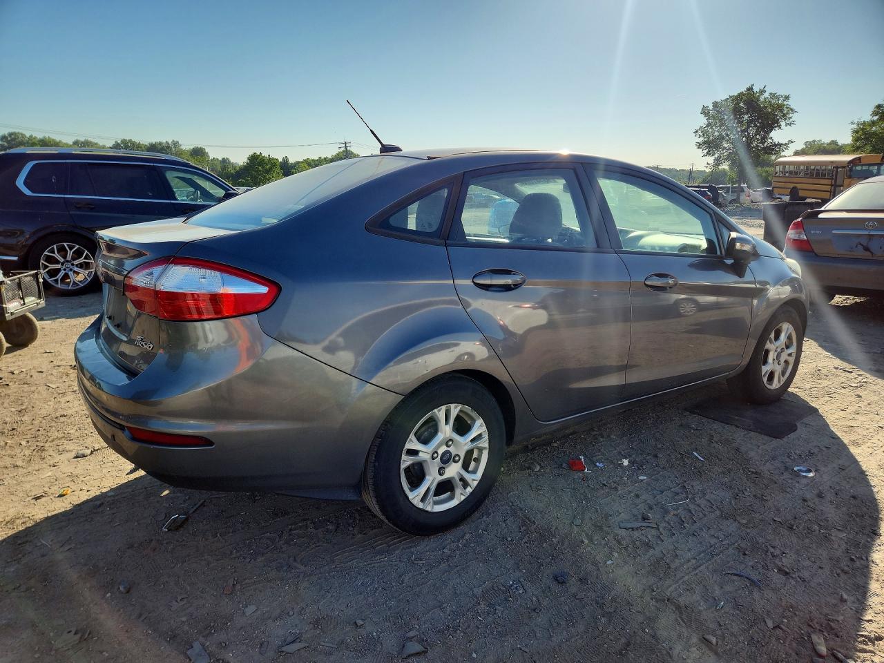 2014 Ford Fiesta Se Серый vin: 3FADP4BJ0EM233588