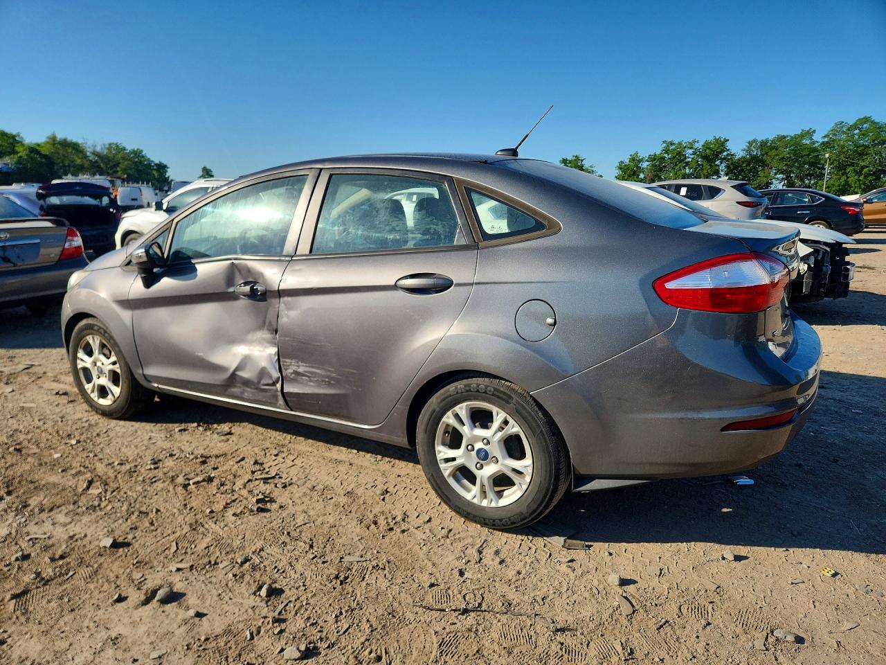 2014 Ford Fiesta Se Серый vin: 3FADP4BJ0EM233588