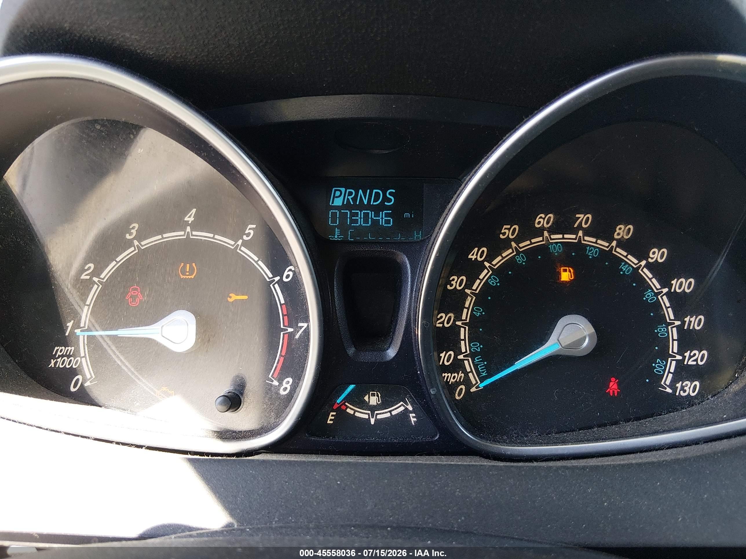 2015 Ford Fiesta Se Blue vin: 3FADP4BJ0FM115235