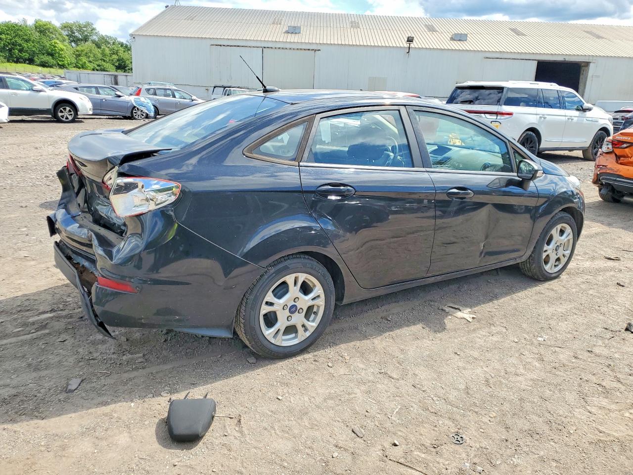 2015 Ford Fiesta Se Black vin: 3FADP4BJ0FM133301