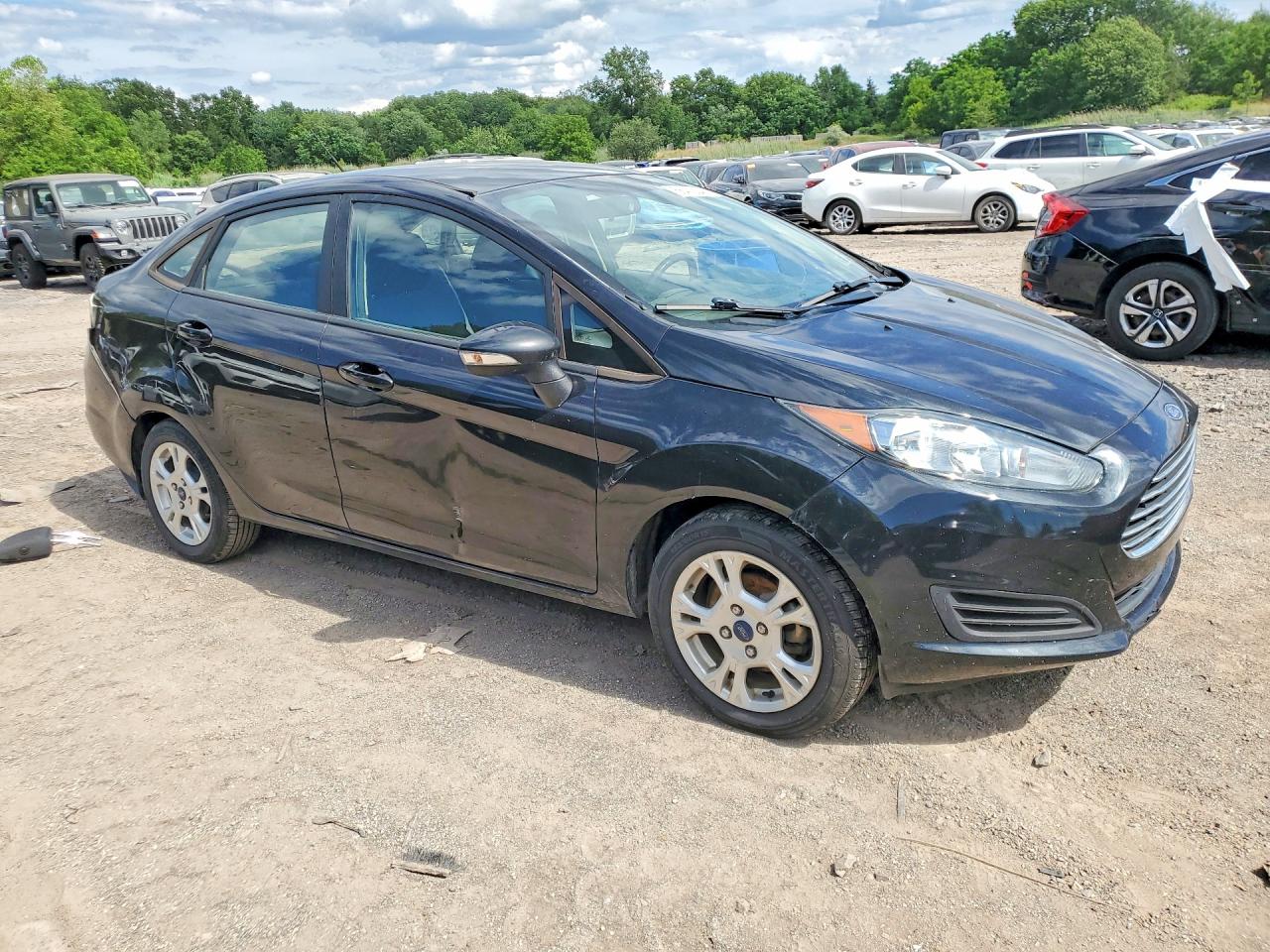 2015 Ford Fiesta Se Black vin: 3FADP4BJ0FM133301