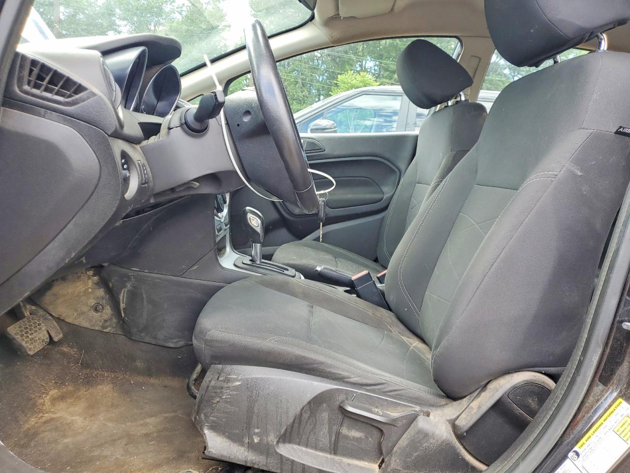 2015 Ford Fiesta Se Black vin: 3FADP4BJ0FM133301