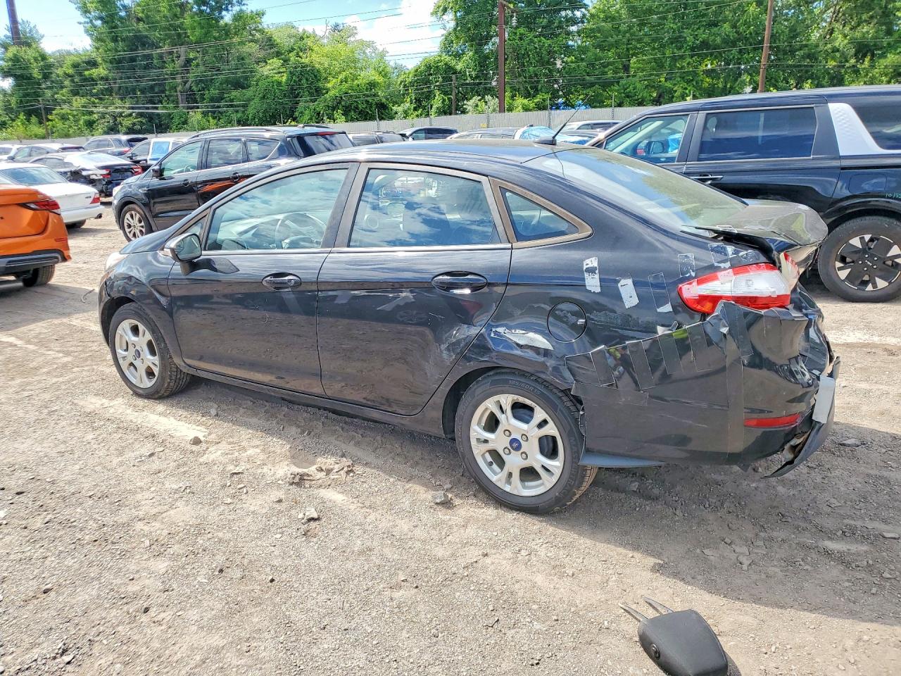 2015 Ford Fiesta Se Black vin: 3FADP4BJ0FM133301