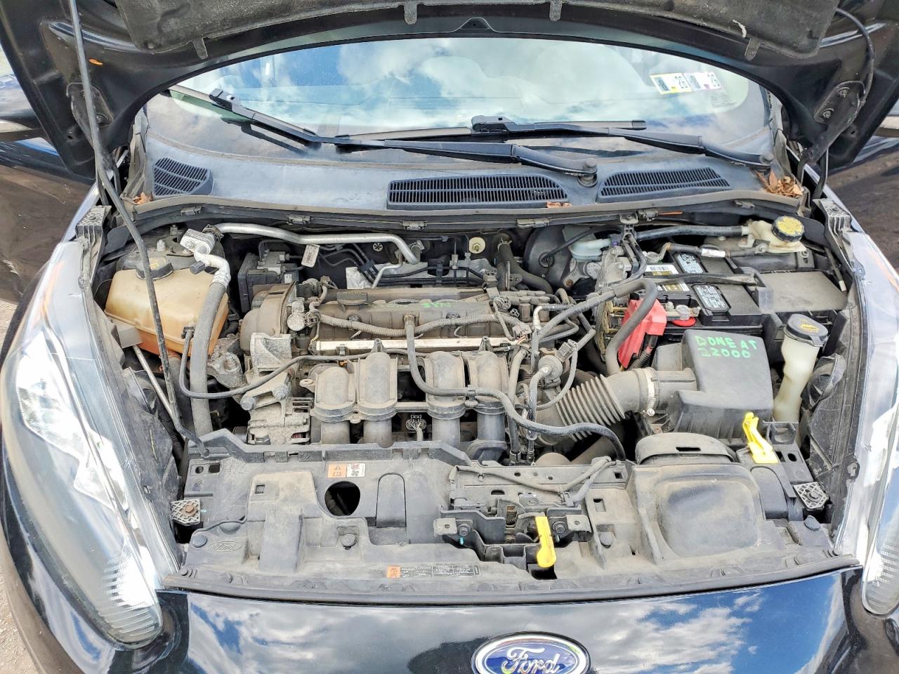 2015 Ford Fiesta Se Black vin: 3FADP4BJ0FM133301